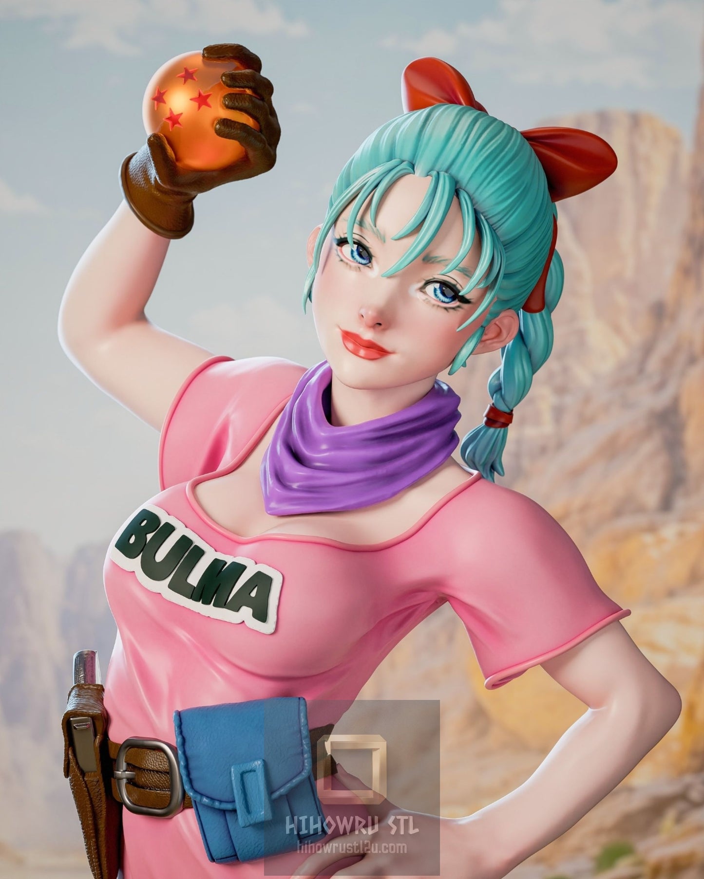 5112 Bulma NSFW - Dragon Ball - STL 3D Print Files