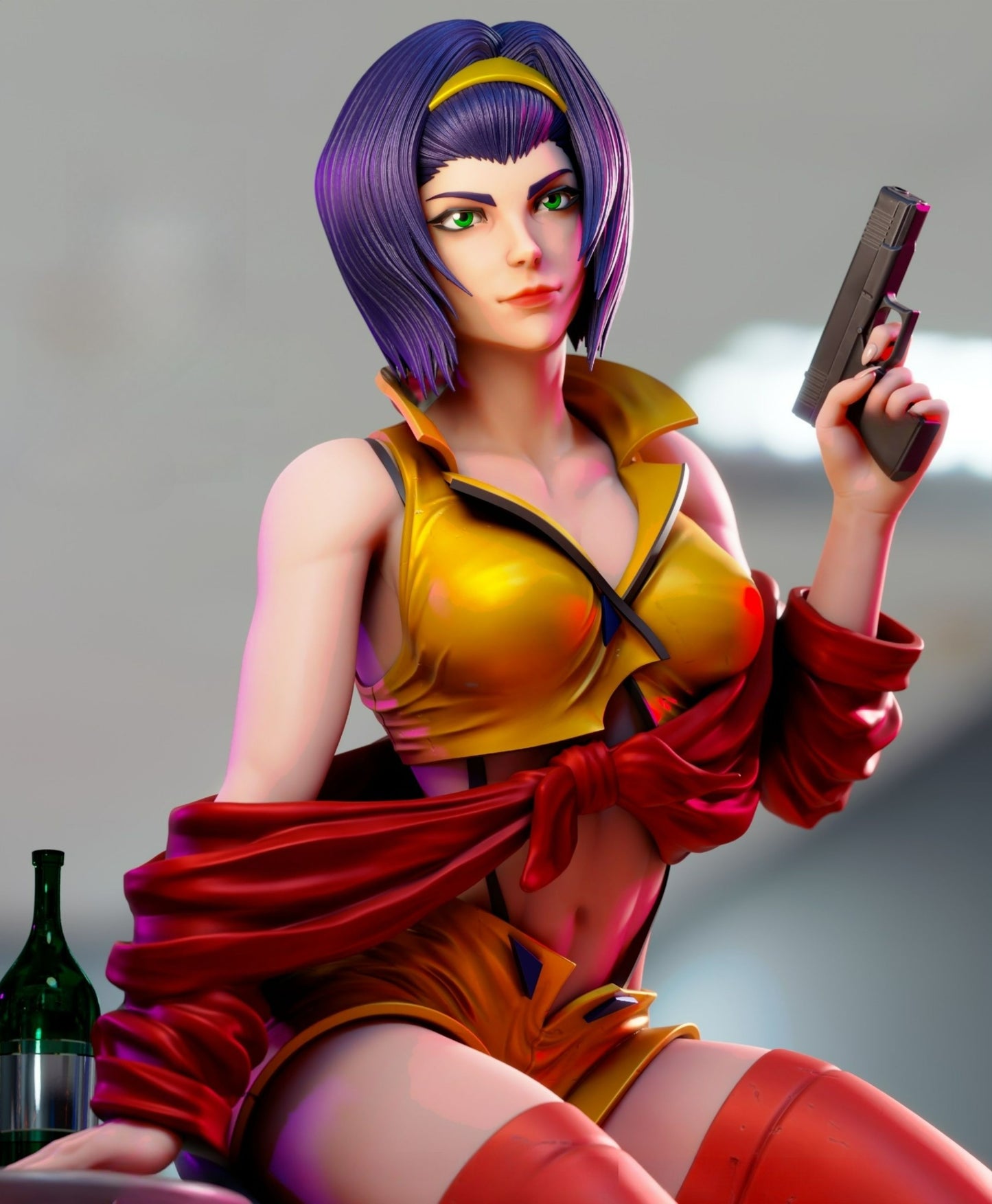 2903 Faye Valentine NSFW - Cowboy Bebop - STL 3D Print Files