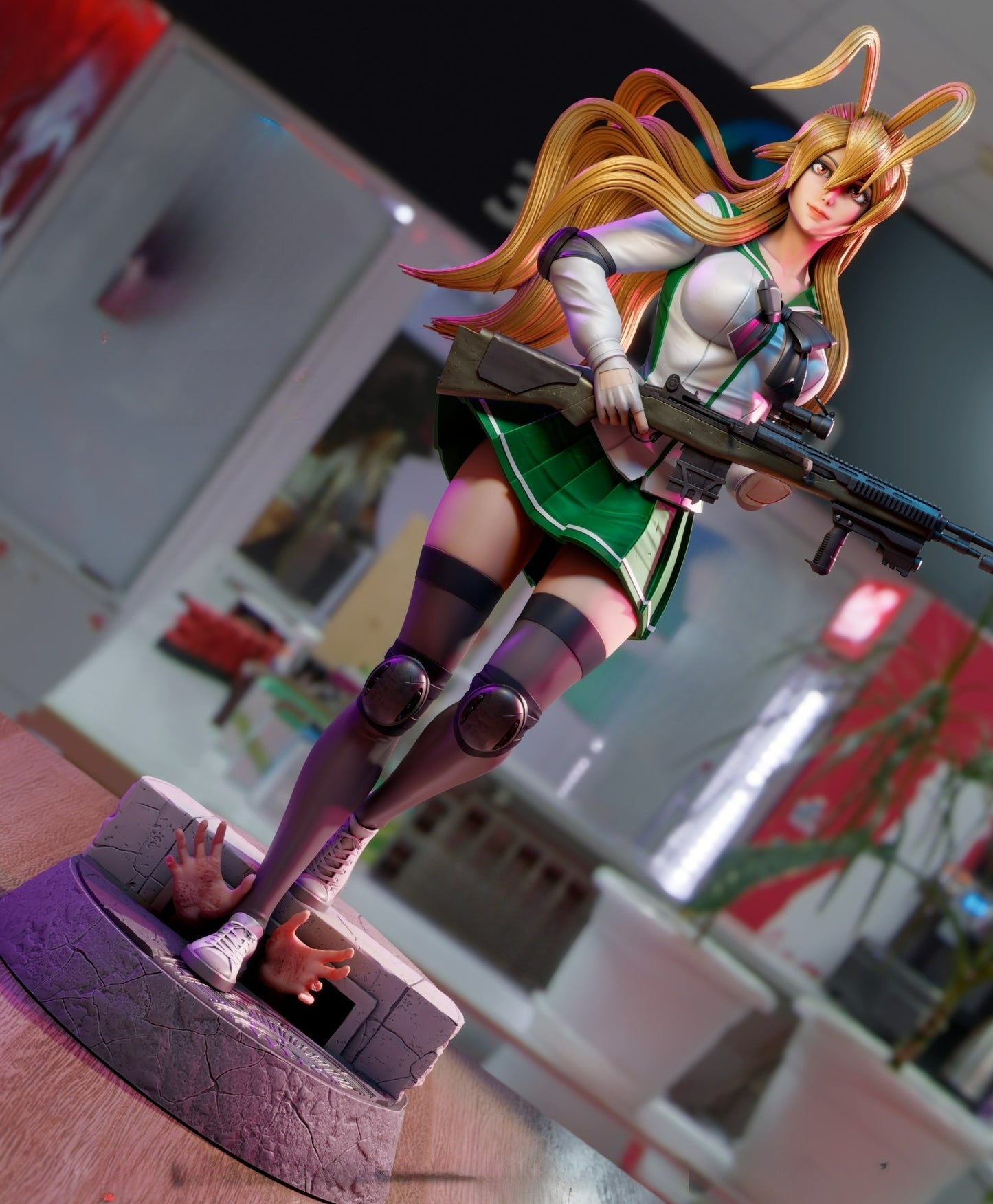 3247 Rei Miyamoto NSFW - Highschool of the Dead - STL 3D Print Files