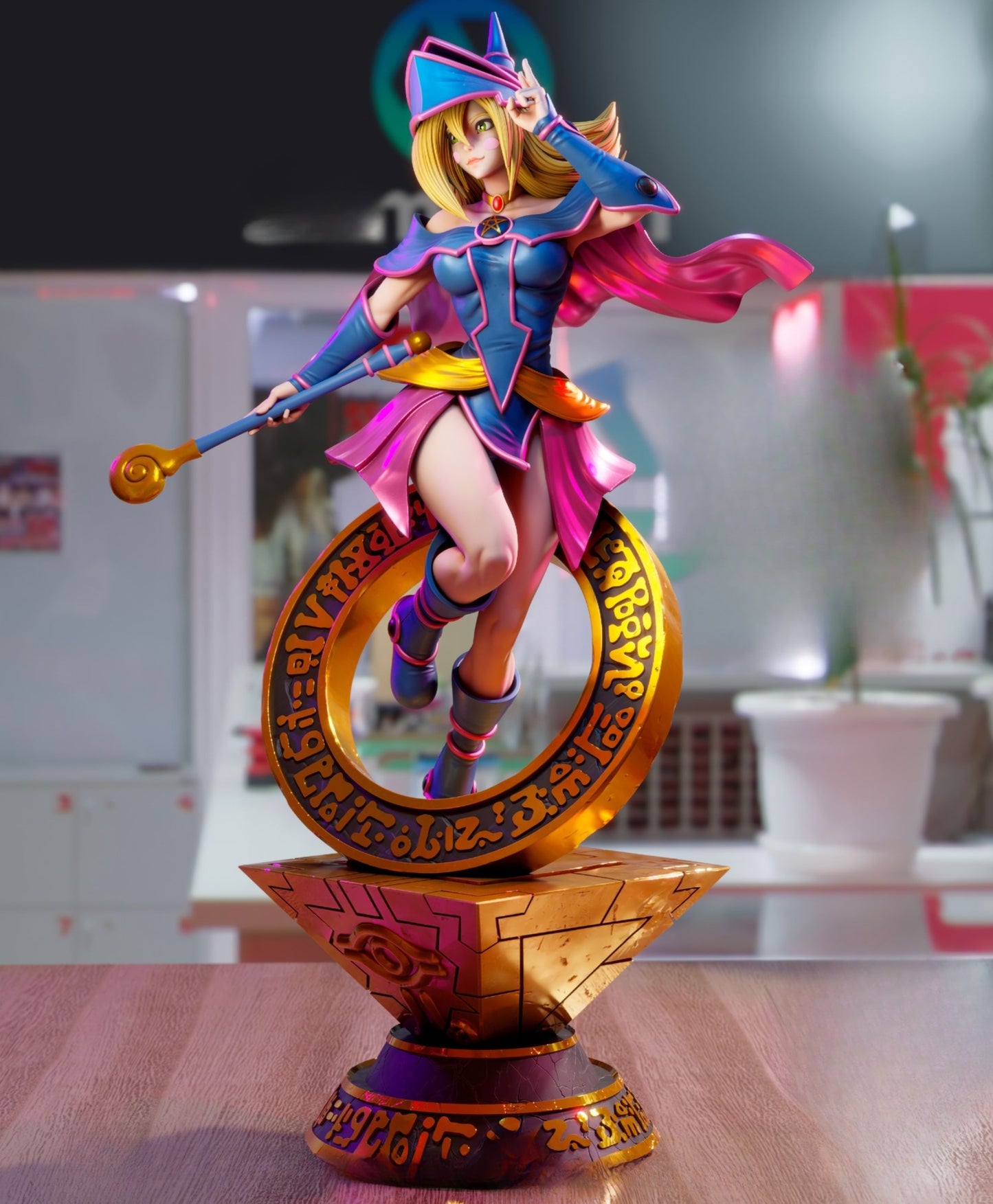 3620 Dark Magician Girl NSFW - Yu-Gi-Oh! - STL 3D Print Files