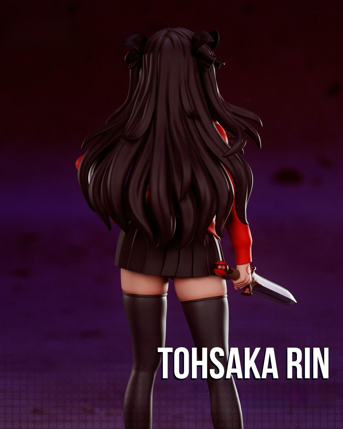 3798 Rin Tohsaka - Fate/Stay Night - STL 3d Print Files