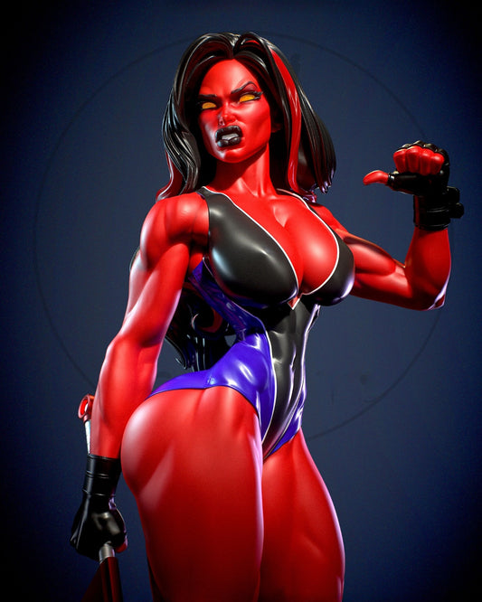 3972 She Hulk Red - Marvel Comics - STL 3D Print Files