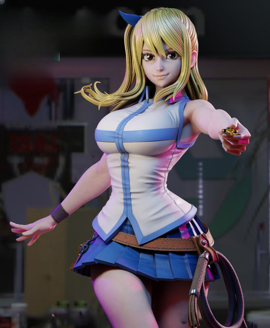 4105 Lucy Heartfilia NSFW - Fairy Tail - STL 3D Print Files