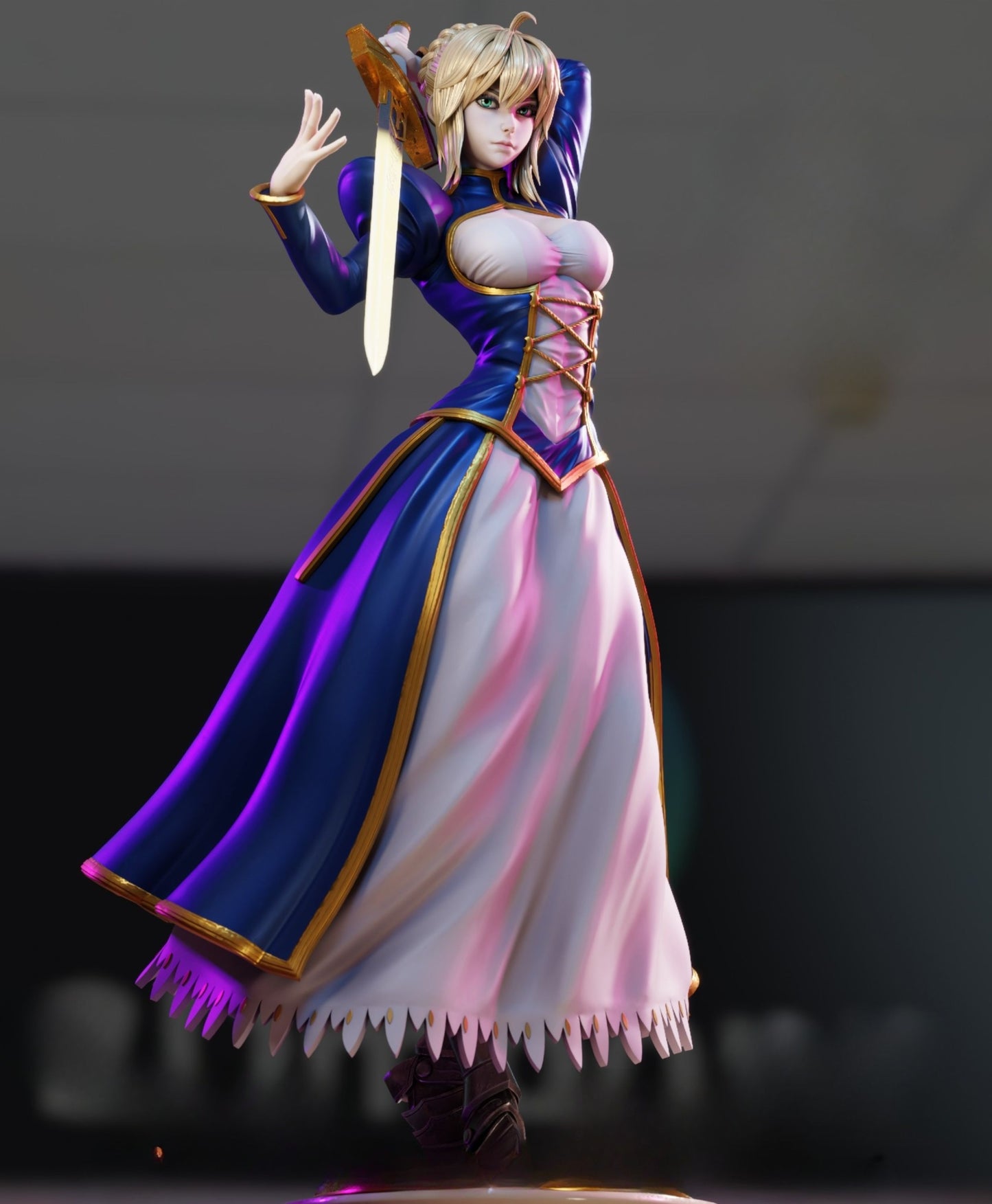 4212 Saber NSFW - Fate/Stay Night - STL 3D Print Files