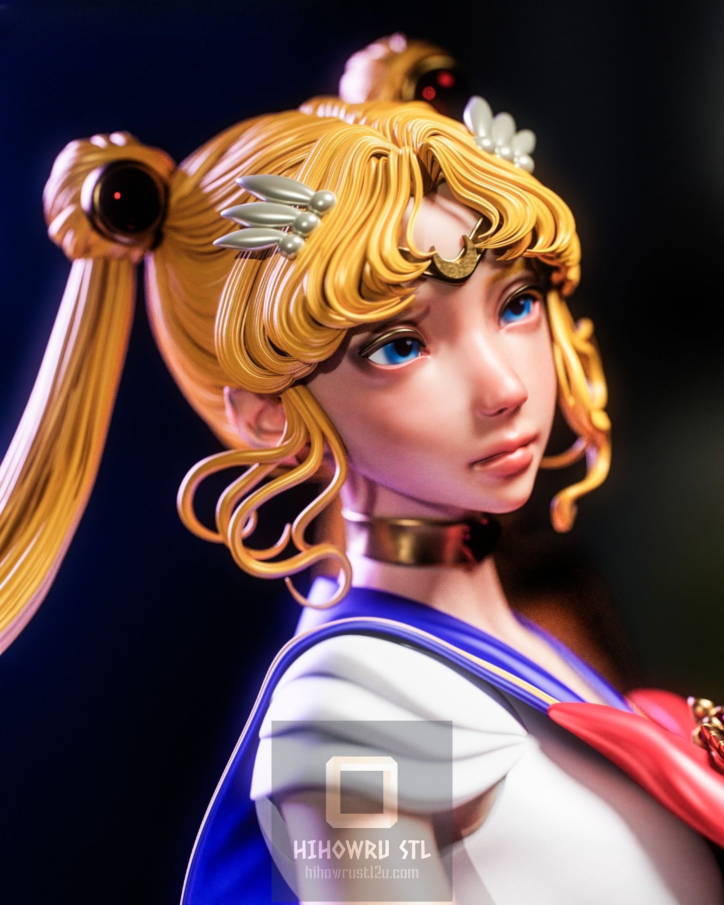4284 Sailor Moon - Usagi Tsukino - STL 3D Print Files