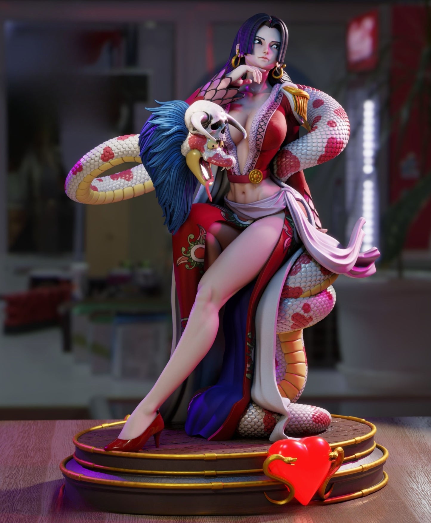 4303 Boa Hancock NSFW - One Piece - STL 3D Print Files