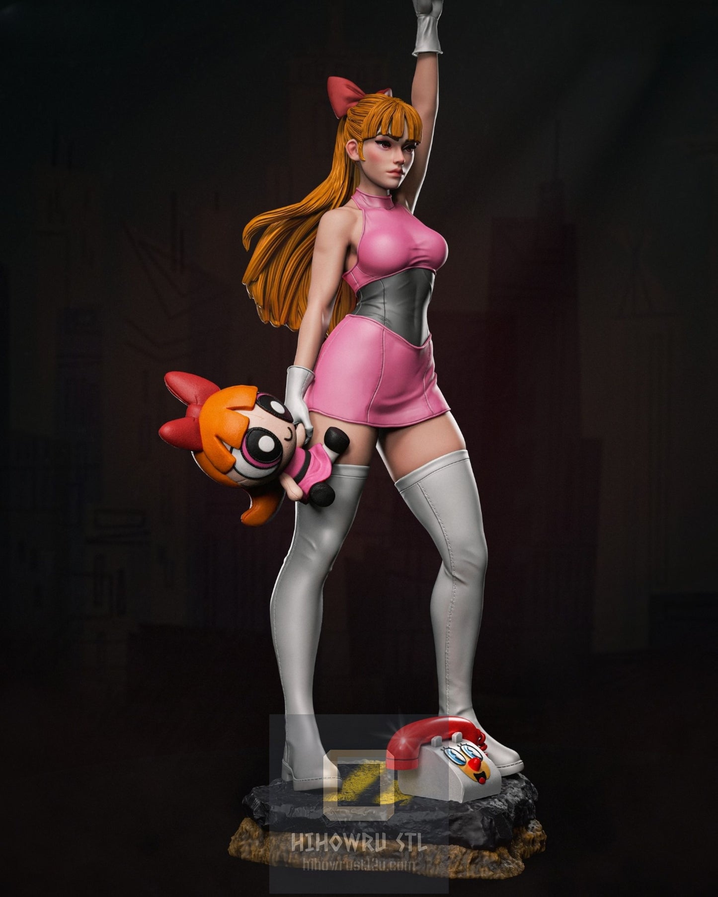 4352 Blossom - Powerpuff Girls - STL 3D Print Files