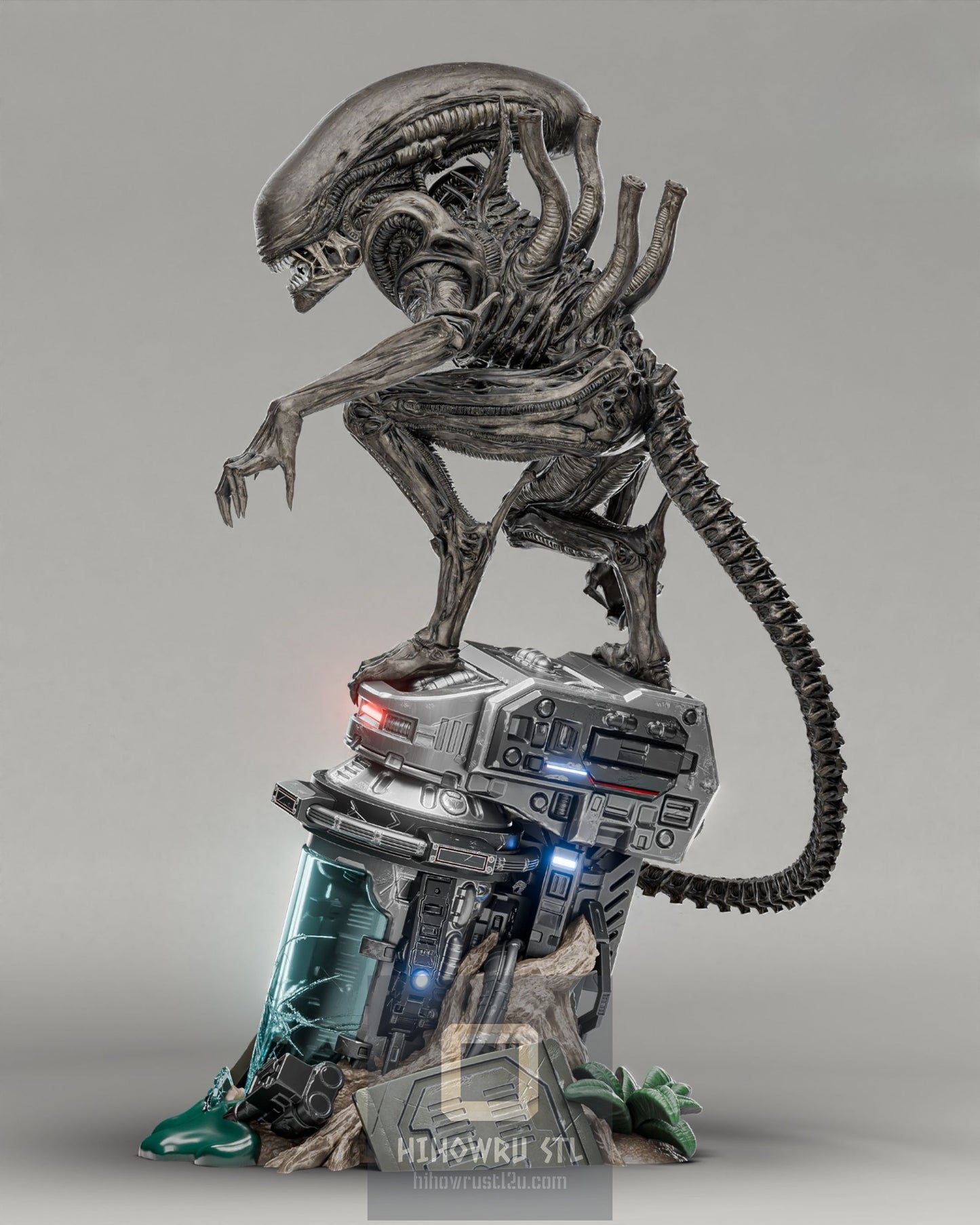 4358 Alien Xenomorph Big Chap - STL 3D Print Files