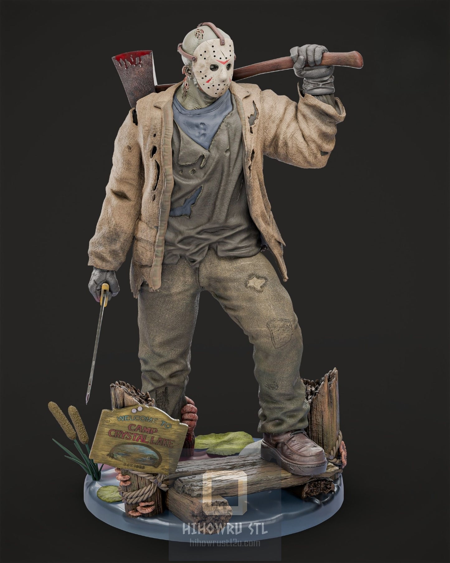 4388 Jason Voorhees - Friday the 13th - STL 3D Print Files
