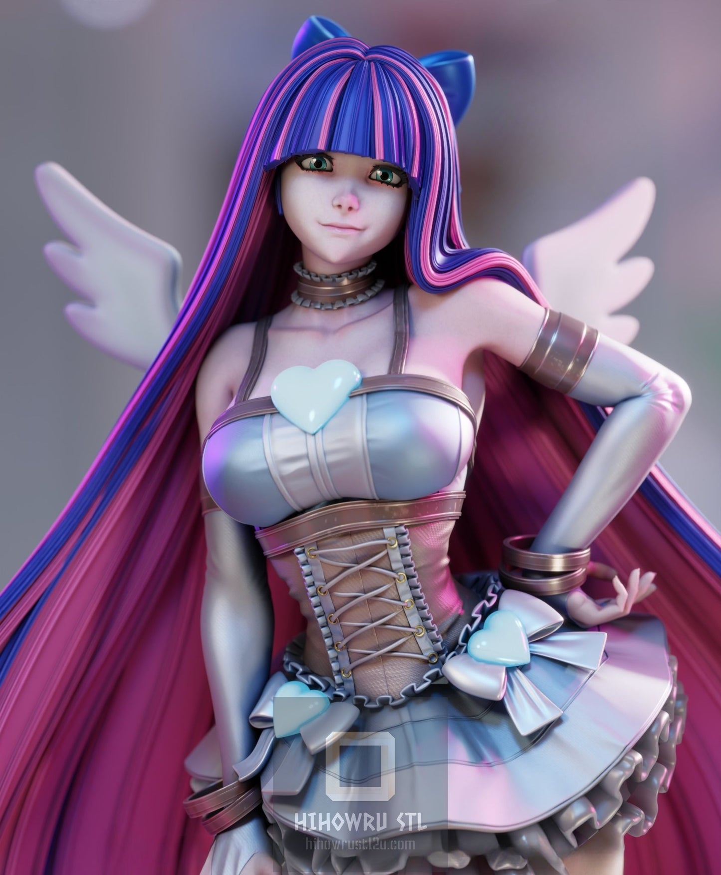 4402 Stocking NSFW - Panty & Stocking with Garterbelt - STL 3D Print Files