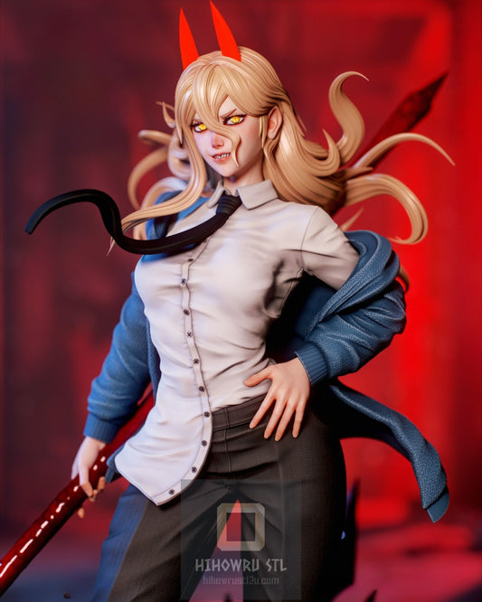 4479 Power NSFW - Chainsaw Man - STL 3D Print Files