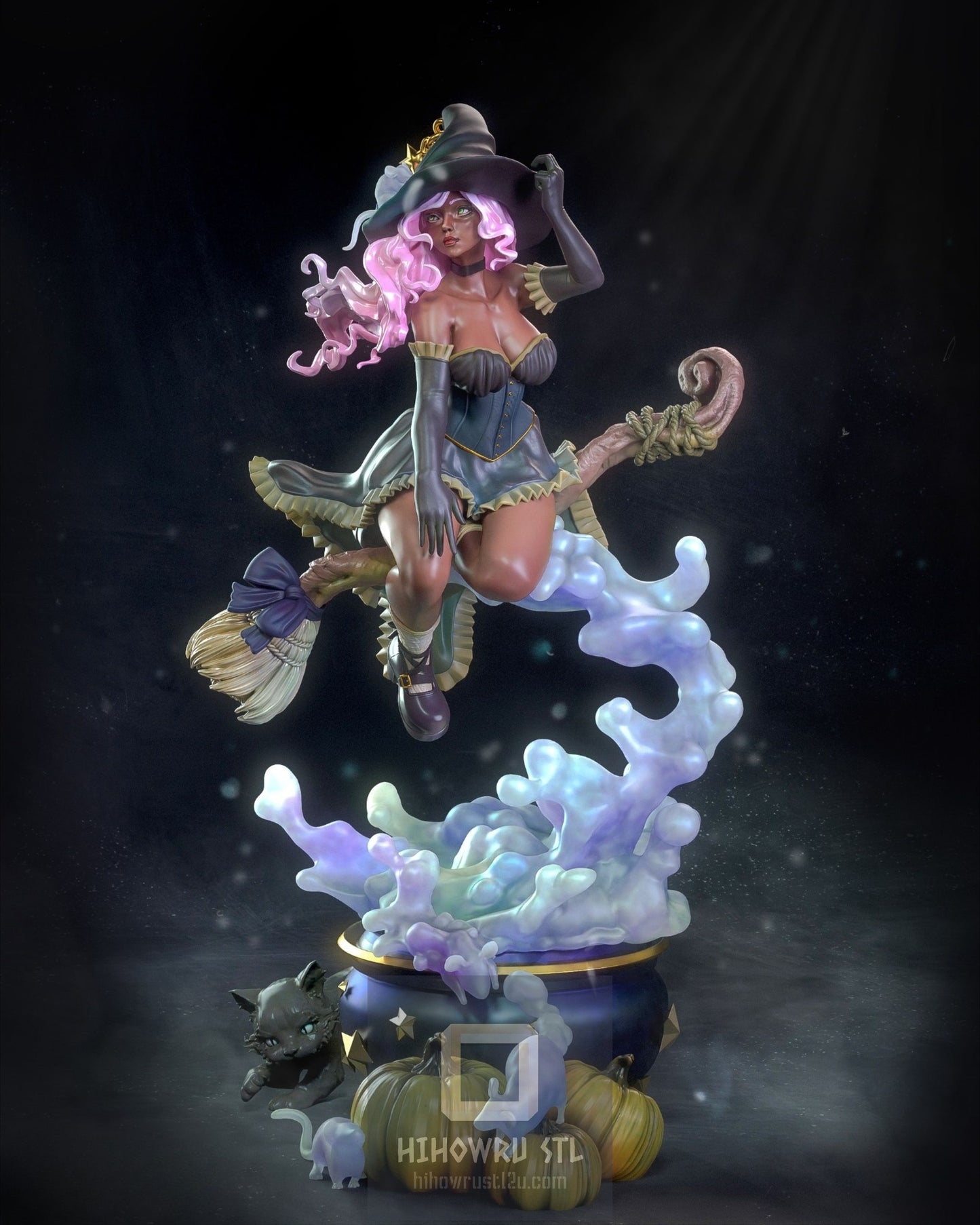 4505 Witch NSFW - STL 3D Print Files