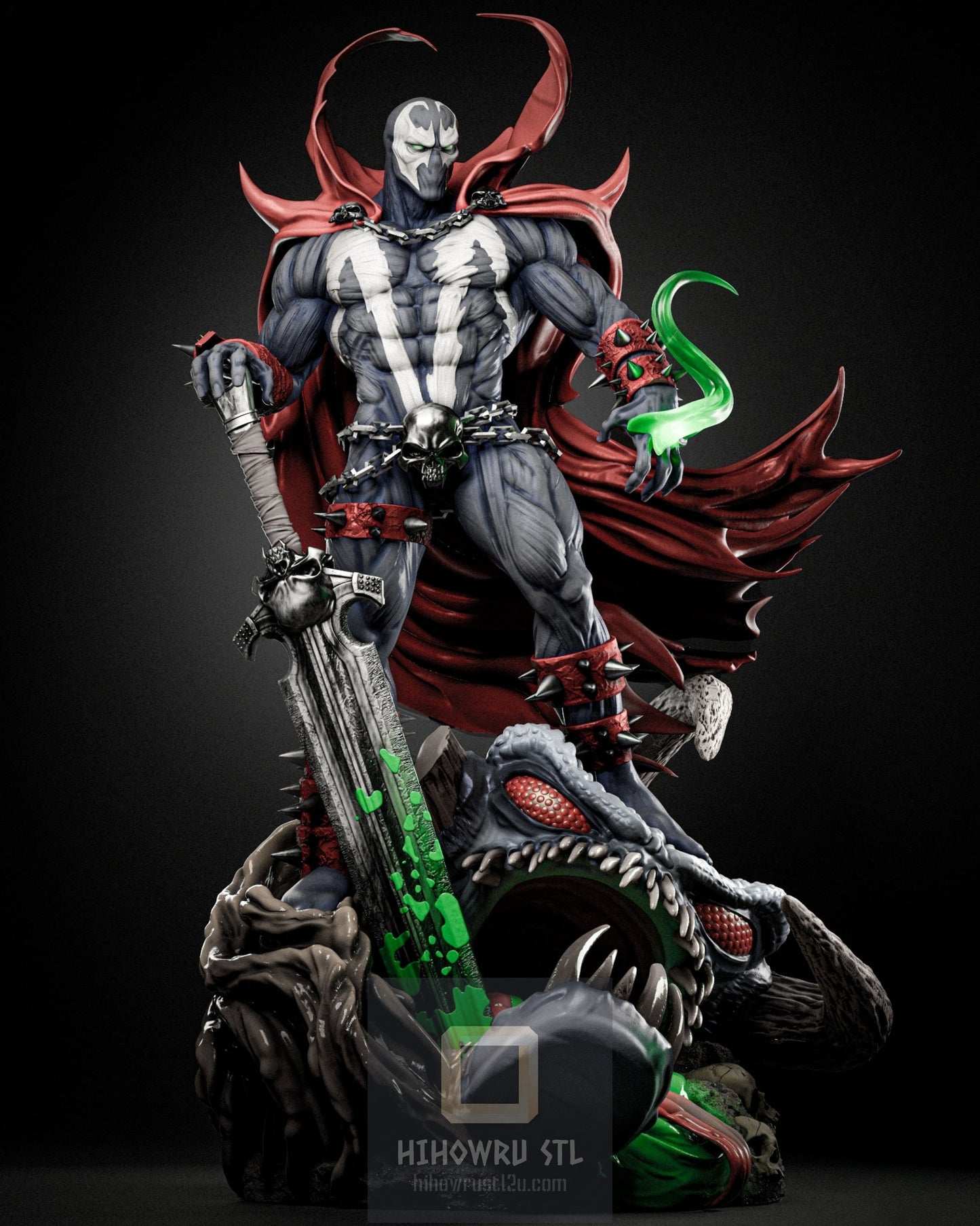 4677 Spawn - Al Simmons  - STL 3D Print Files