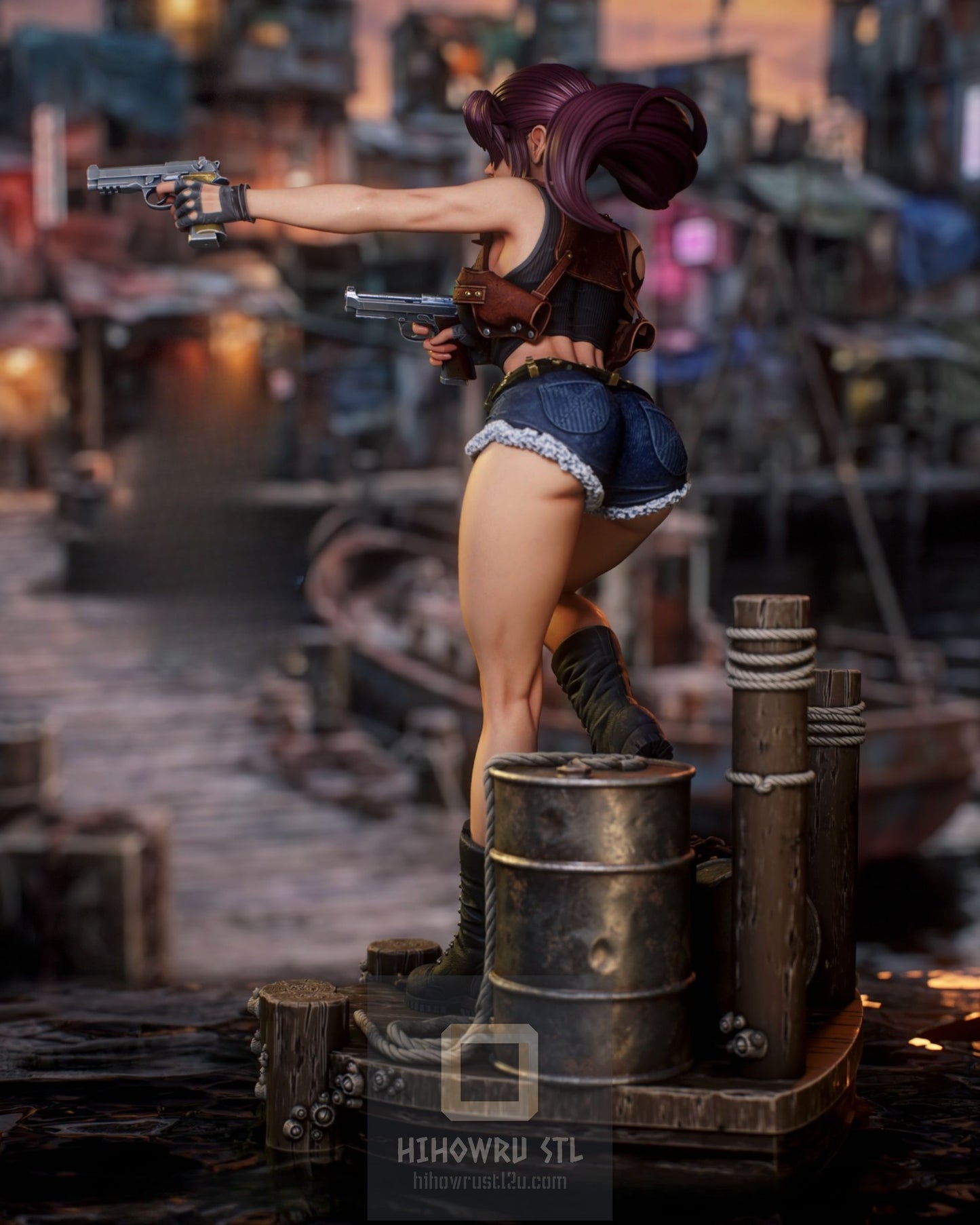 4868 Revy NSFW - Black Lagoon - STL 3D Print Files