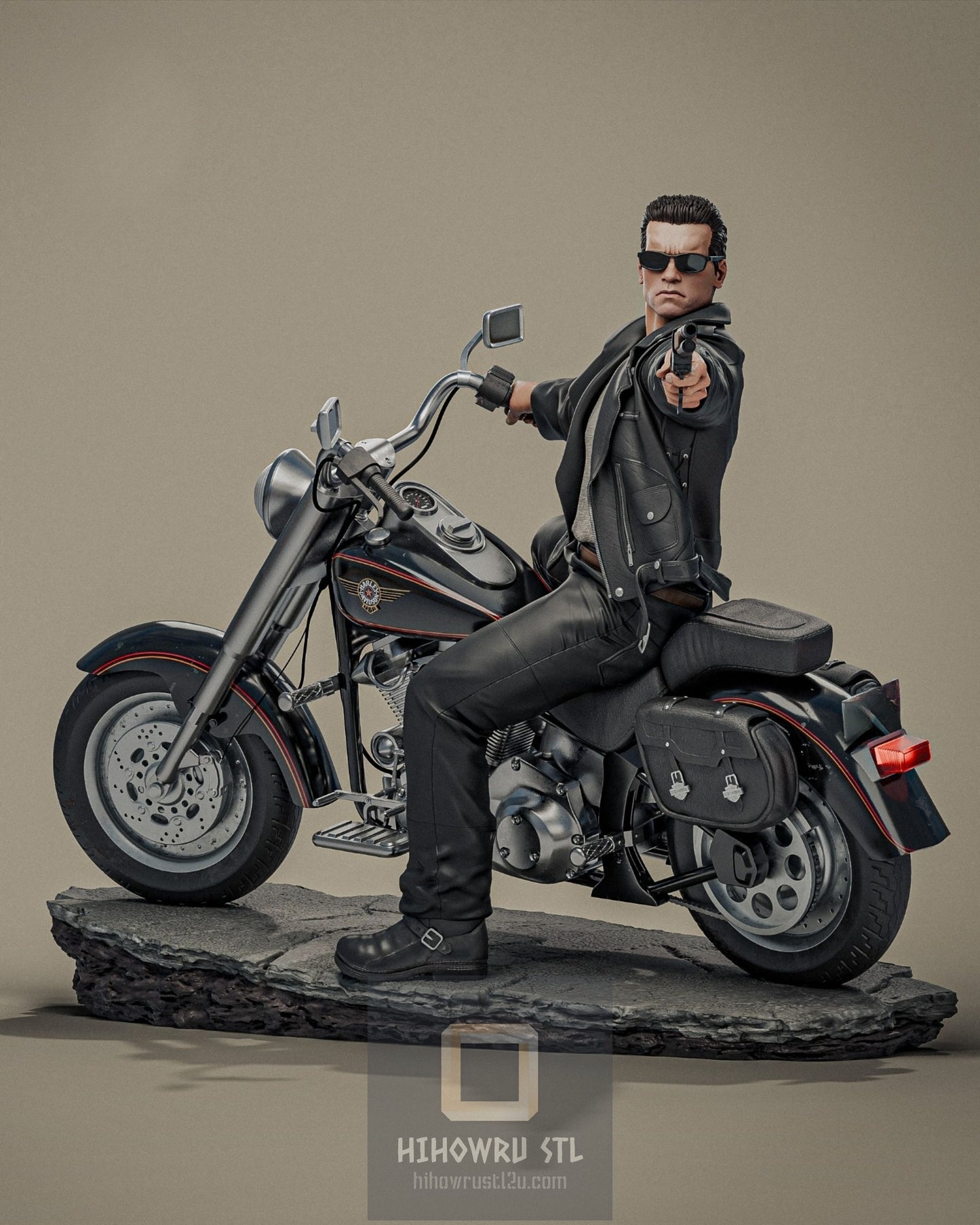 4903 John Conner AND T800 - Terminator 2 - STL 3D Print Files
