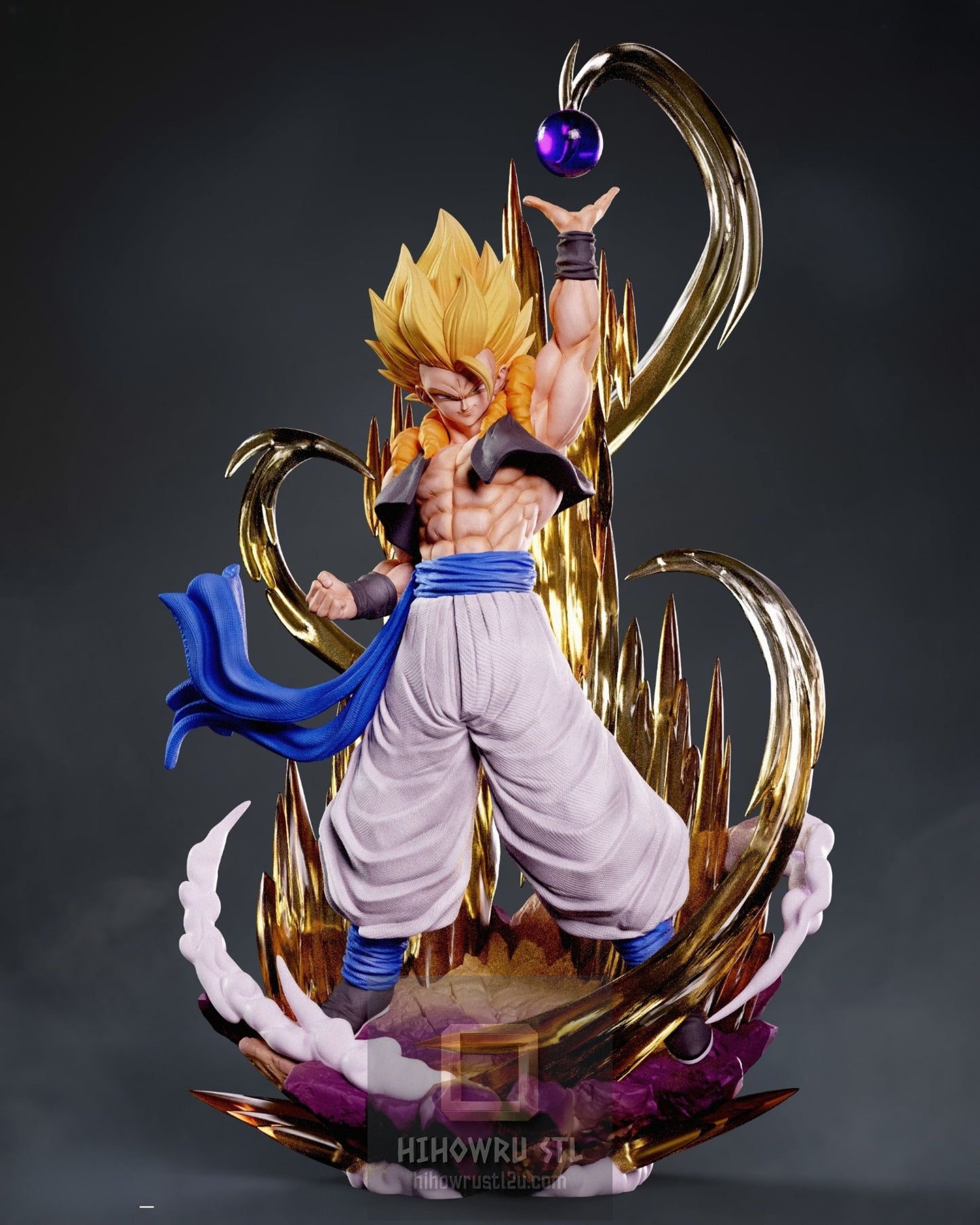 4999 Gogeta - Super Saiyan 2 - STL 3D Print Files