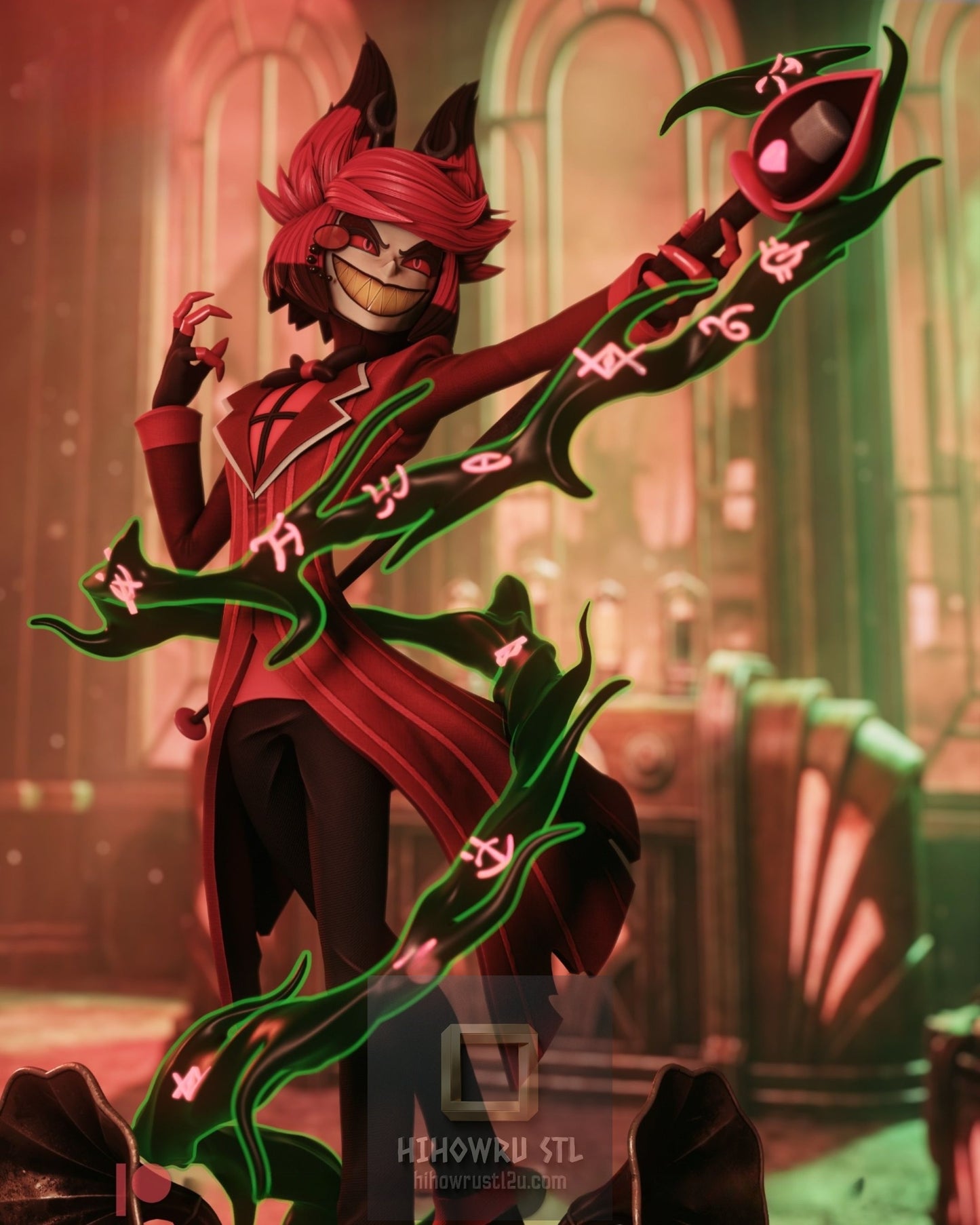 5001 Alastor - Hazbin Hotel - STL 3D Print Files