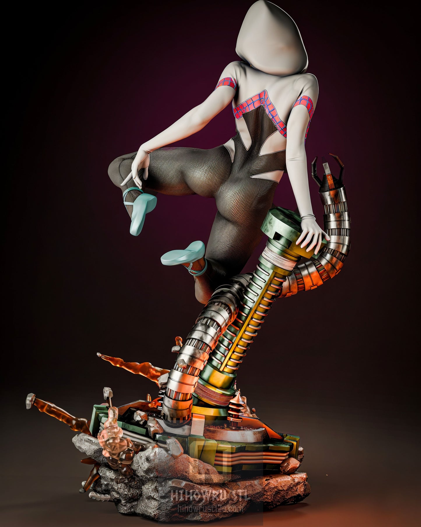 5078 Spider Gwen - Marvel Comics - STL 3D Print Files