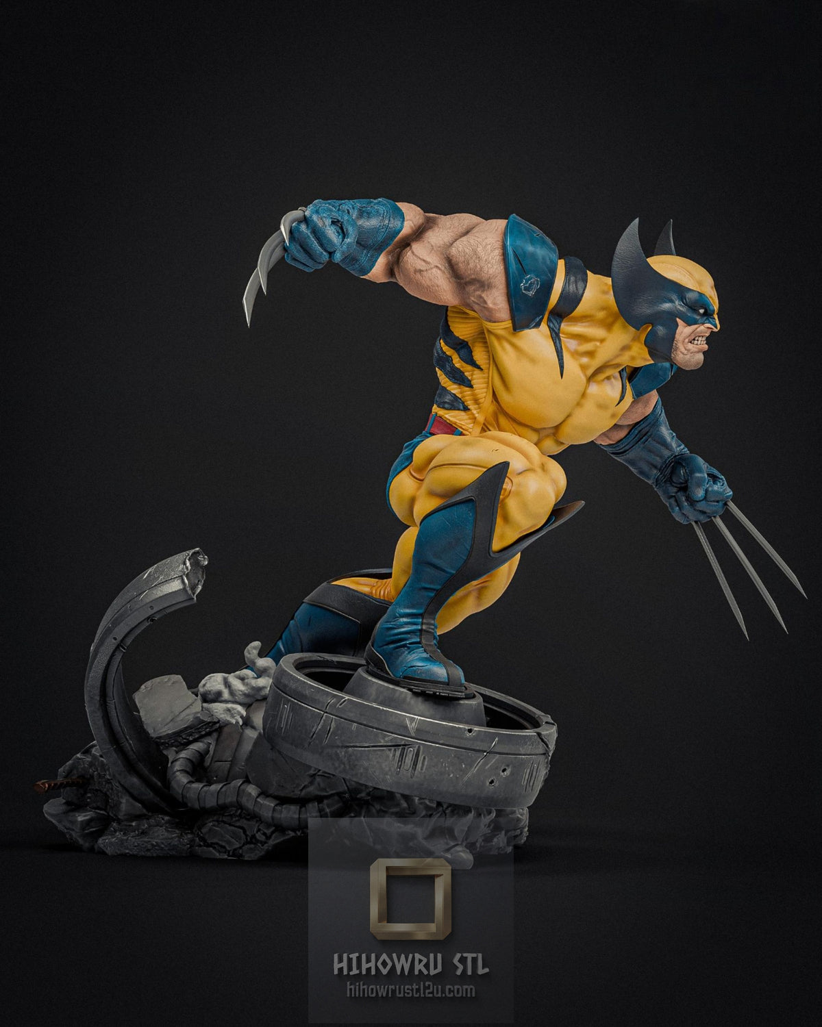 5550 WOLVERINE - X-MEN - STL 3D Print Files
