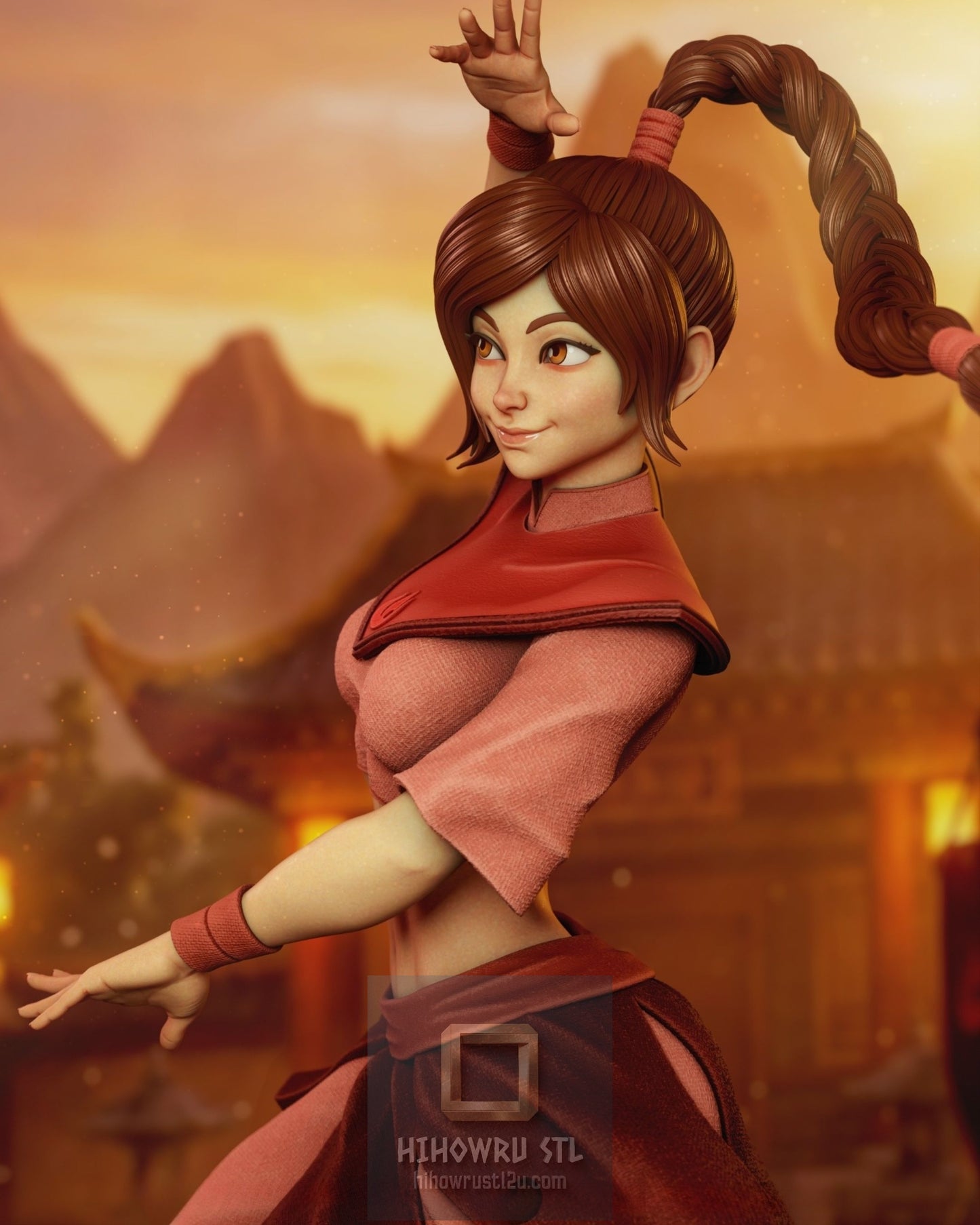 5123 Ty Lee - Avatar - STL 3D Print Files