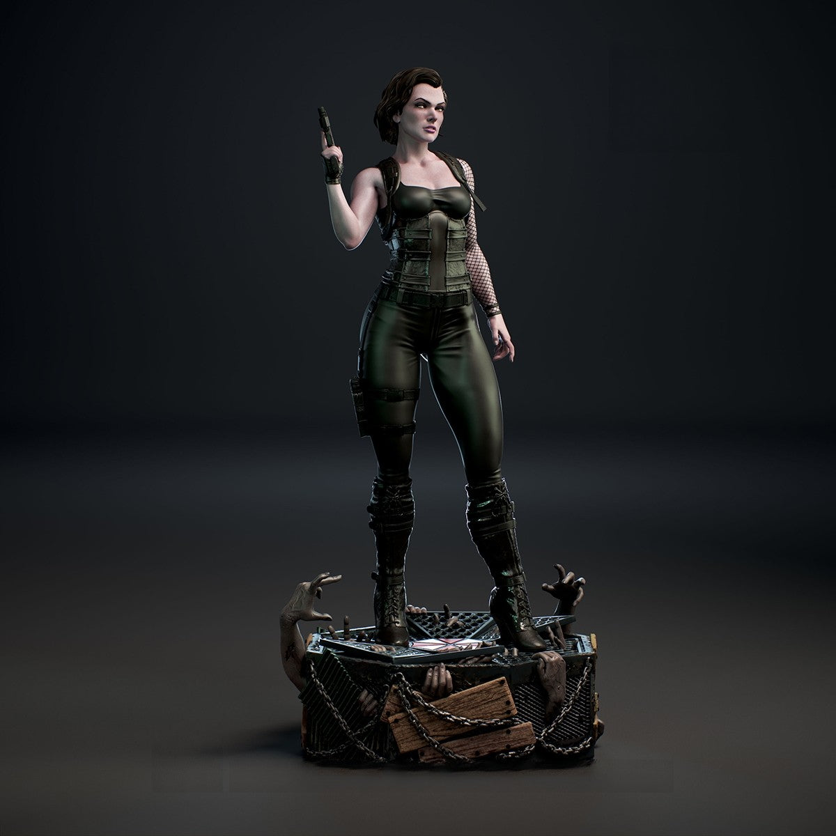 1739 Jill Valentine - Resident Evil - STL 3D Print Files