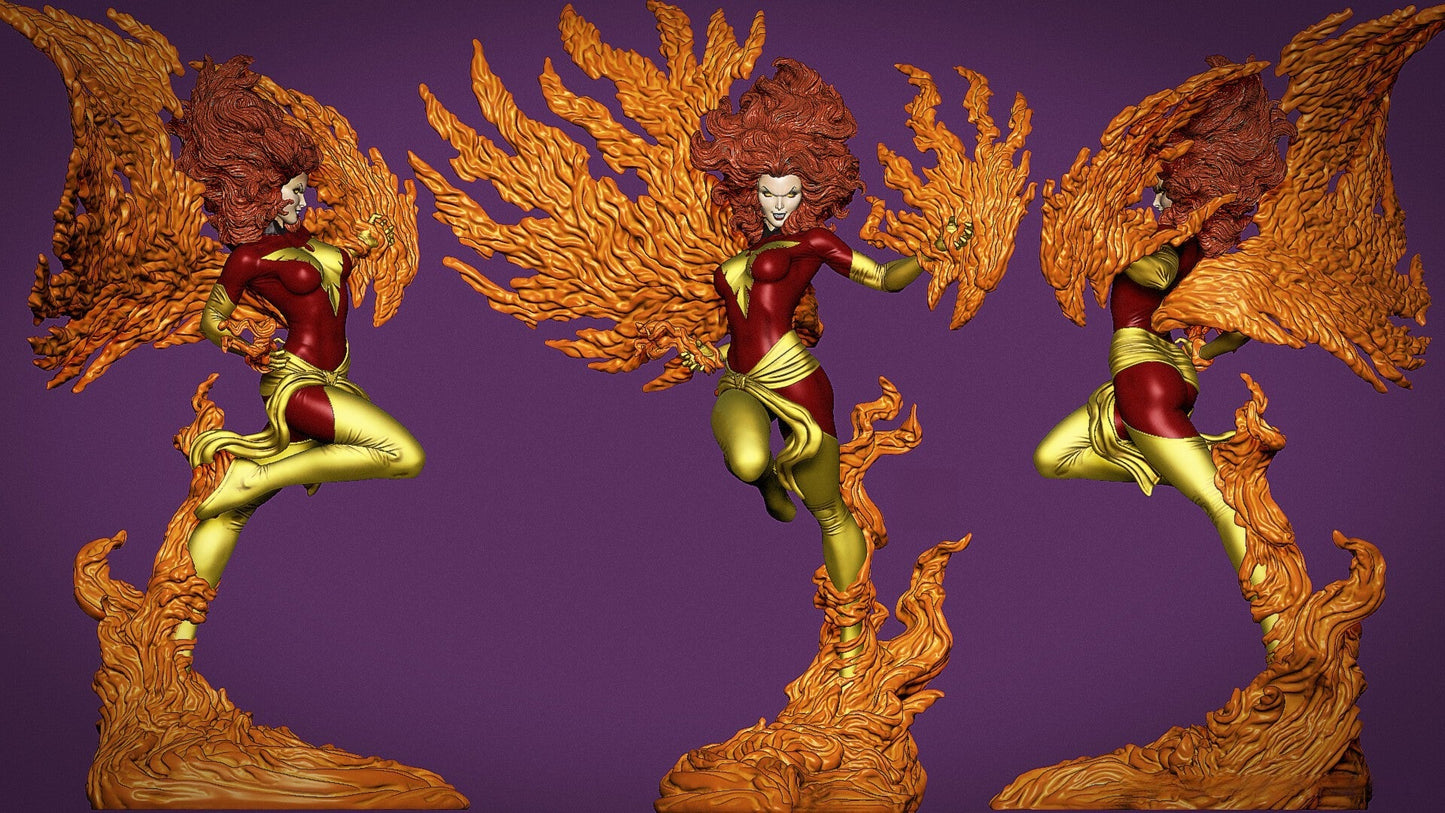 1631 Dark Phoenix - X-MEN - STL 3D Print Files 2