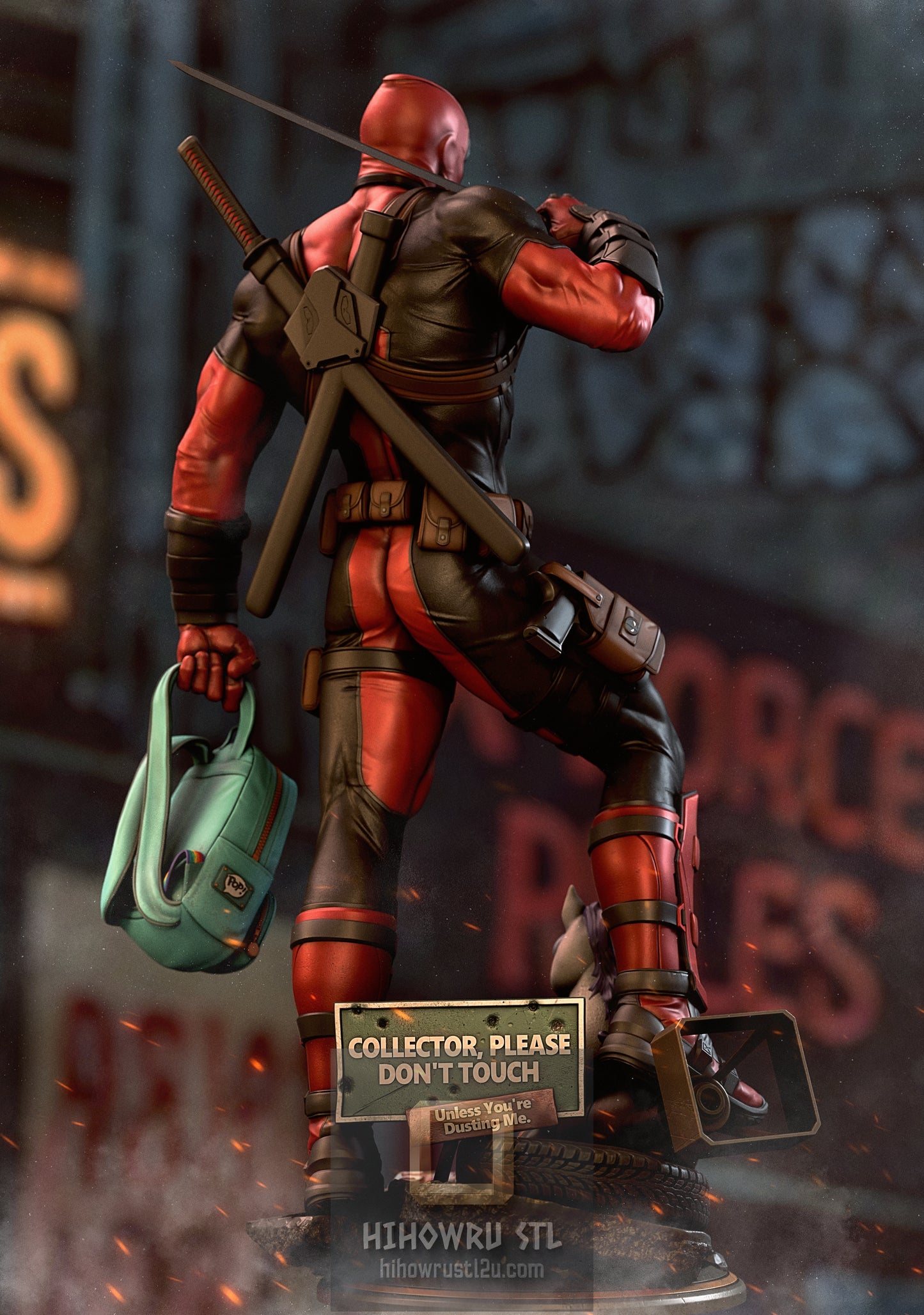 5453 Deadpool - Marvel Comics - STL 3D Print Files