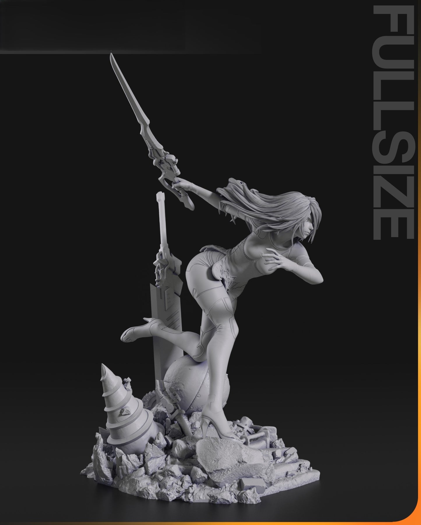 2828 A2 - NieR: Automata - STL 3D Print Files