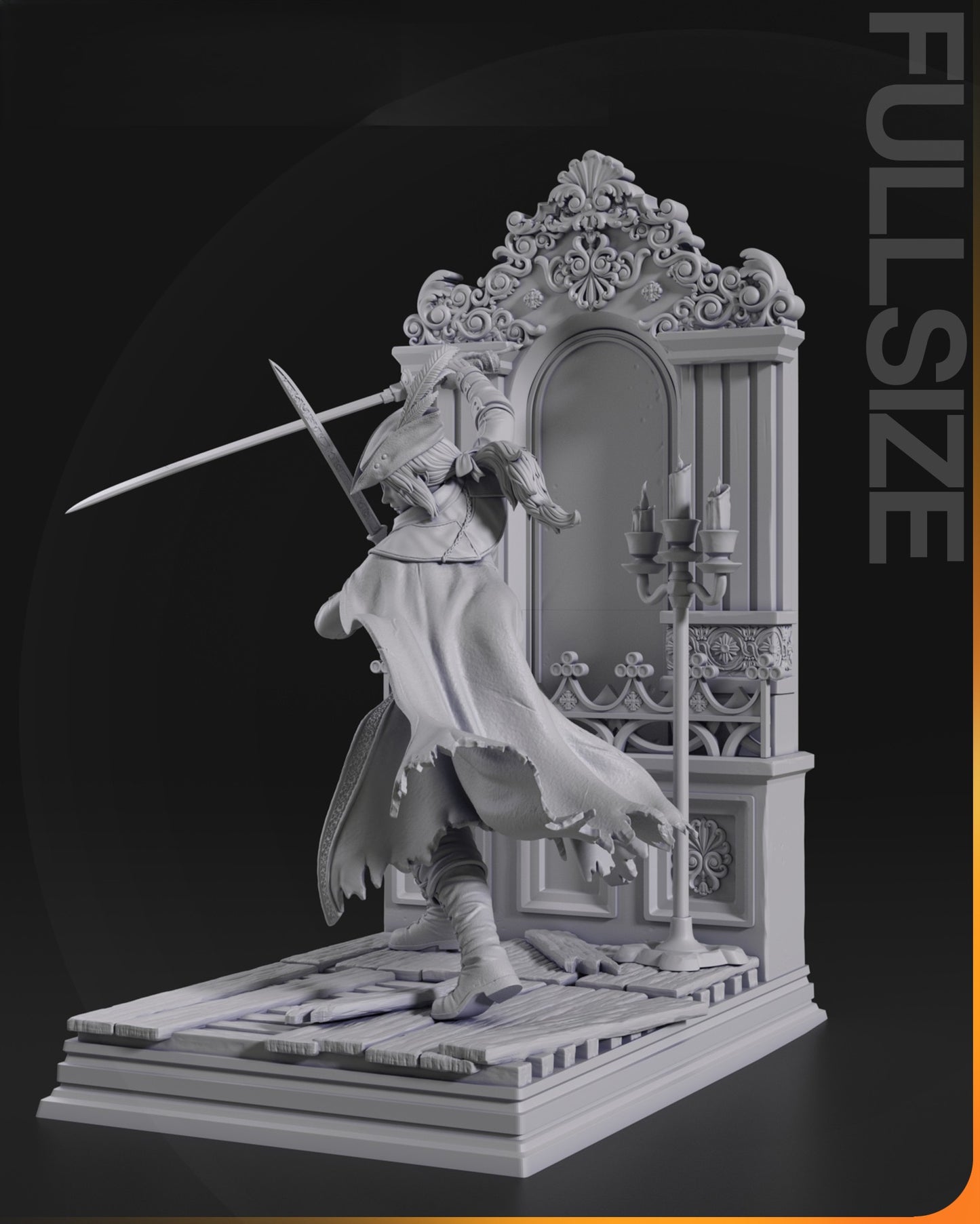 1979 Lady Maria - Bloodborne - STL 3D Print Files