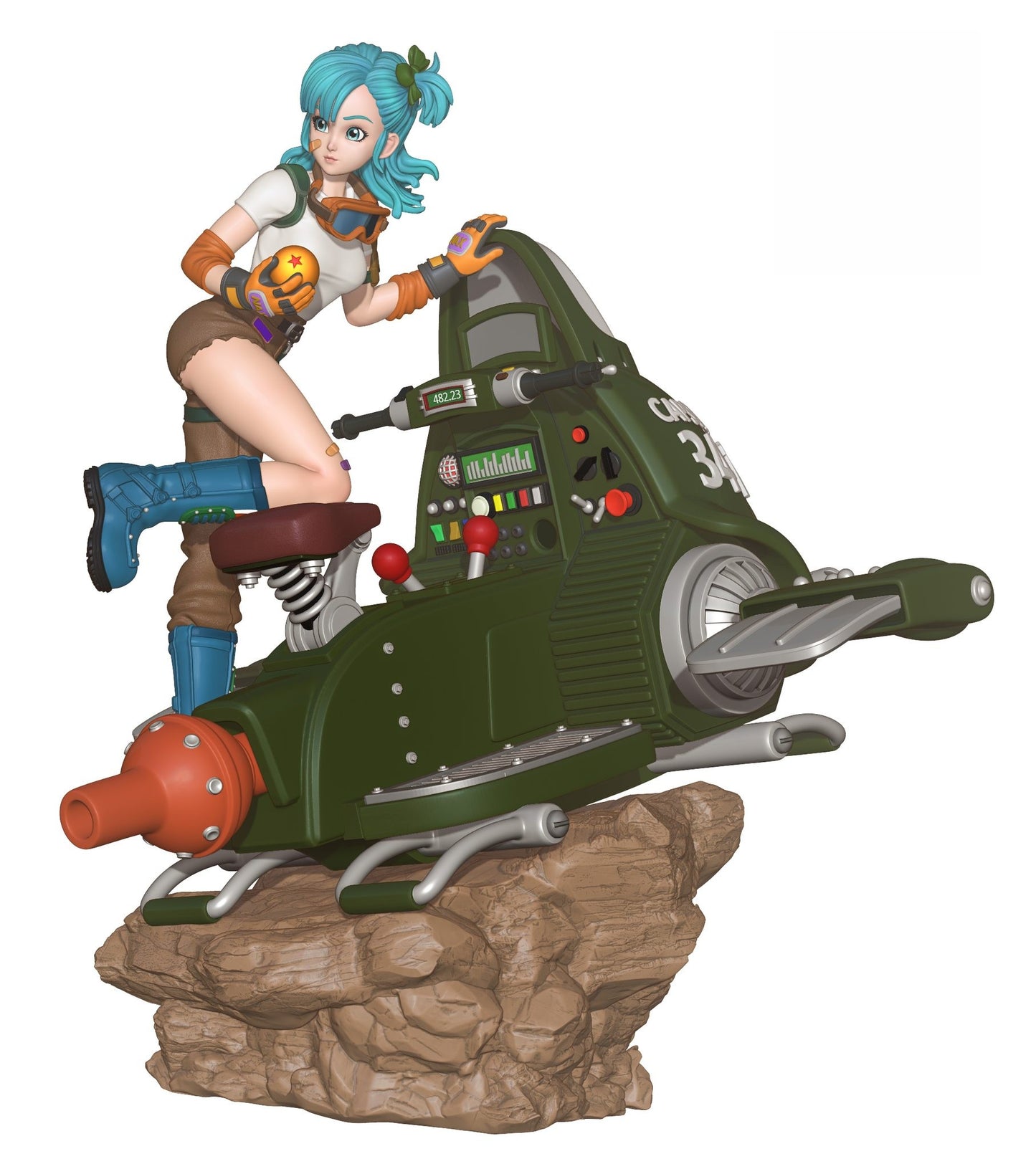 Bulma - Dragon Ball - STL 3D Print Files