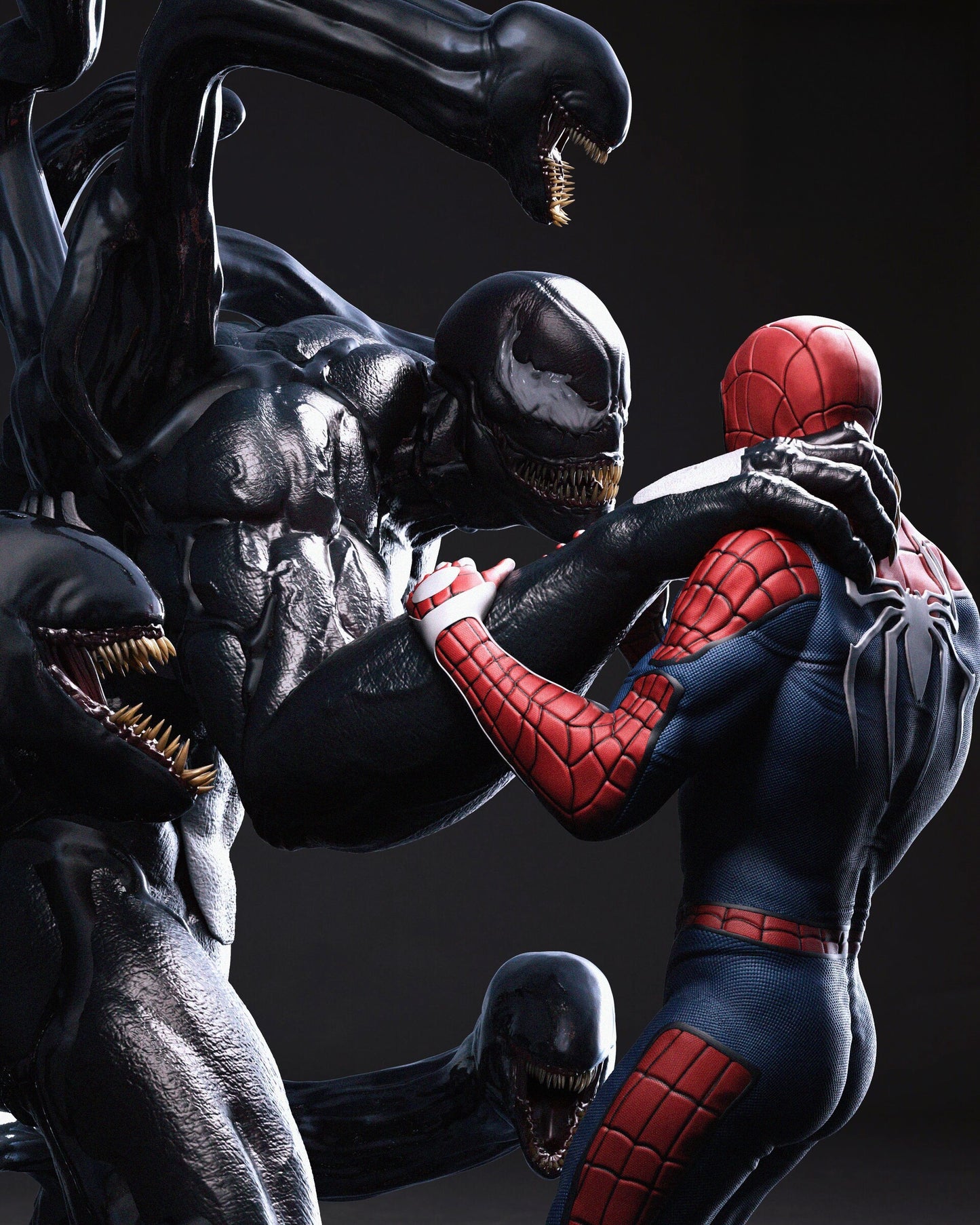 2009 Venom vs Spiderman - Marvel Comics - STL 3D Print Files