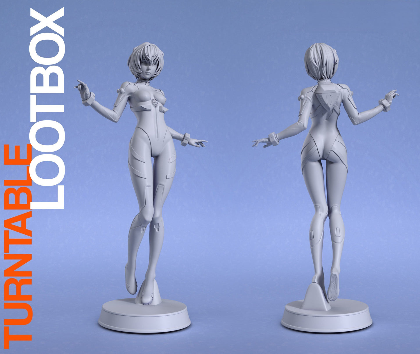 1736 Rei Ayanami - Evangelion - STL 3D Print Files