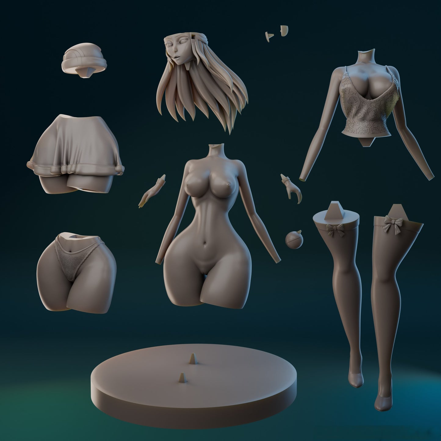 1939 Dawn NSFW - Pokemon - STL 3D Print Files