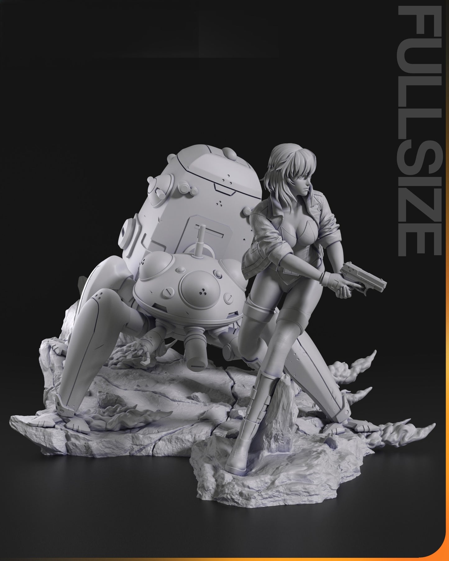 2290 Motoko Kusanagi - Ghost in the Shell  - STL 3D Print Files