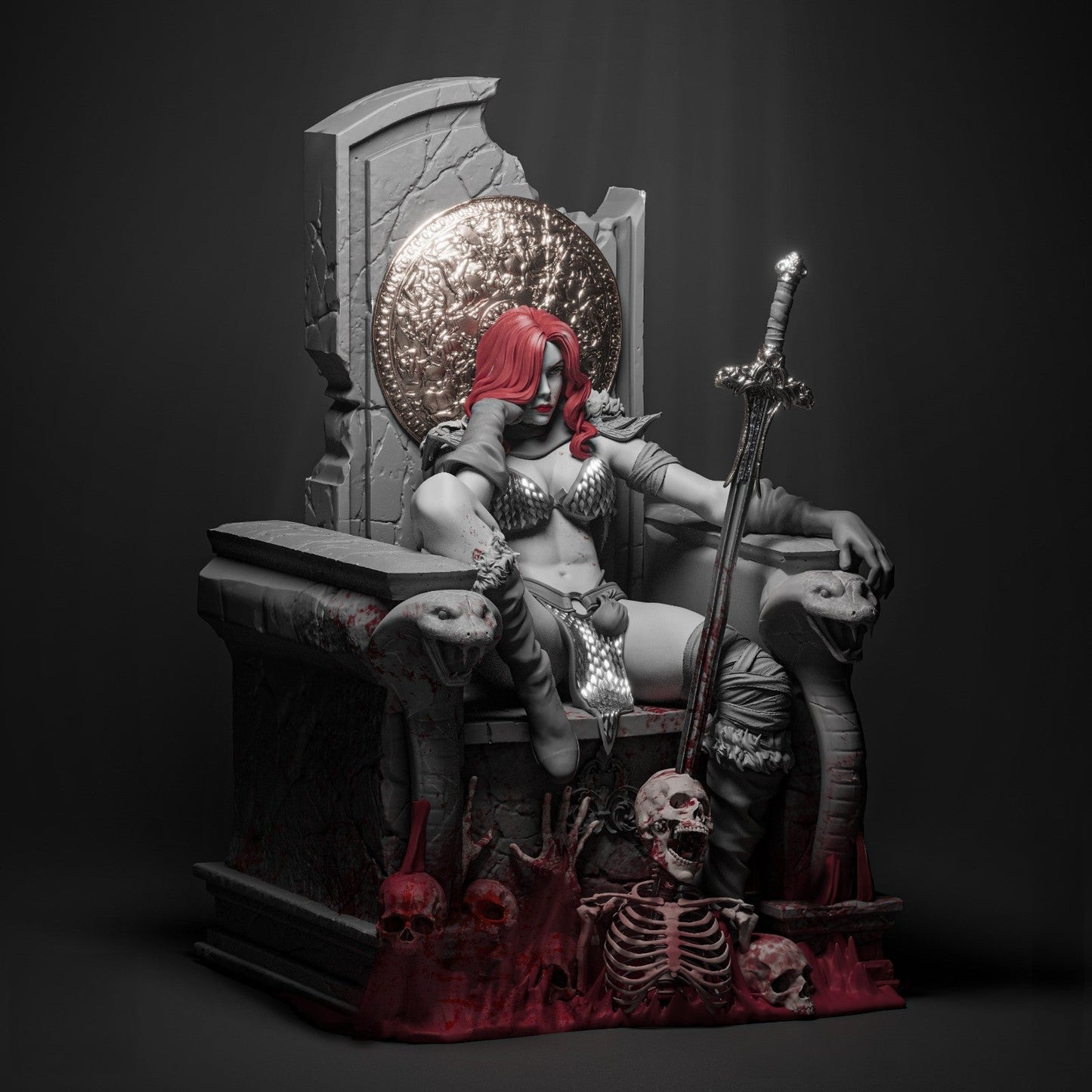 1635 Red Sonja - Marvel Comics - STL 3D Print Files