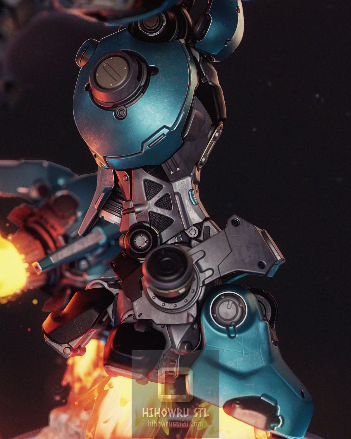 5167 Nillai Mechagirl - STL 3D Print Files