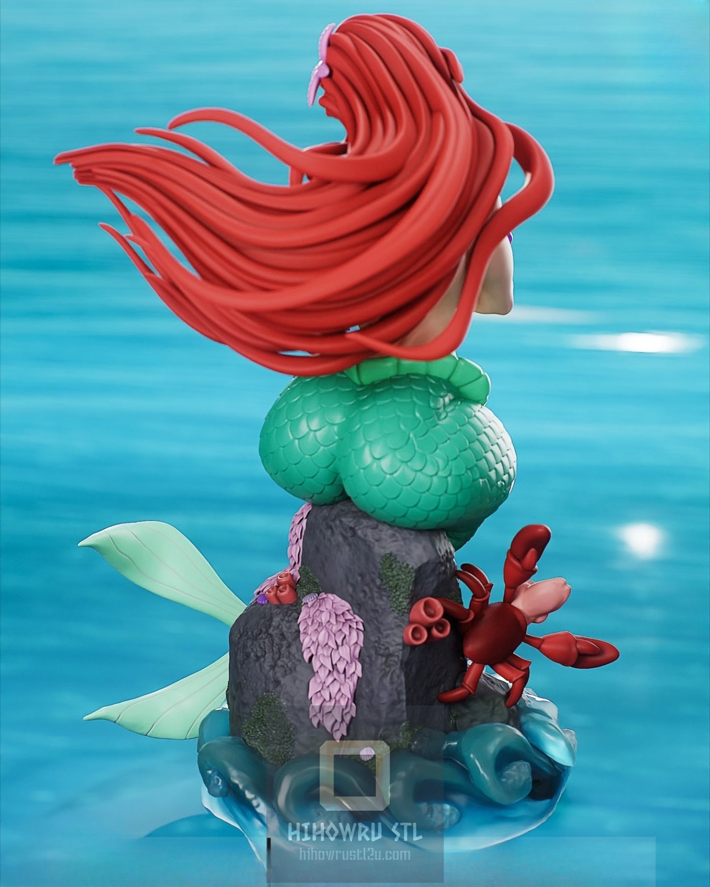 4486 Ariel NSFW - Mermaid Princess - STL 3D Print Files