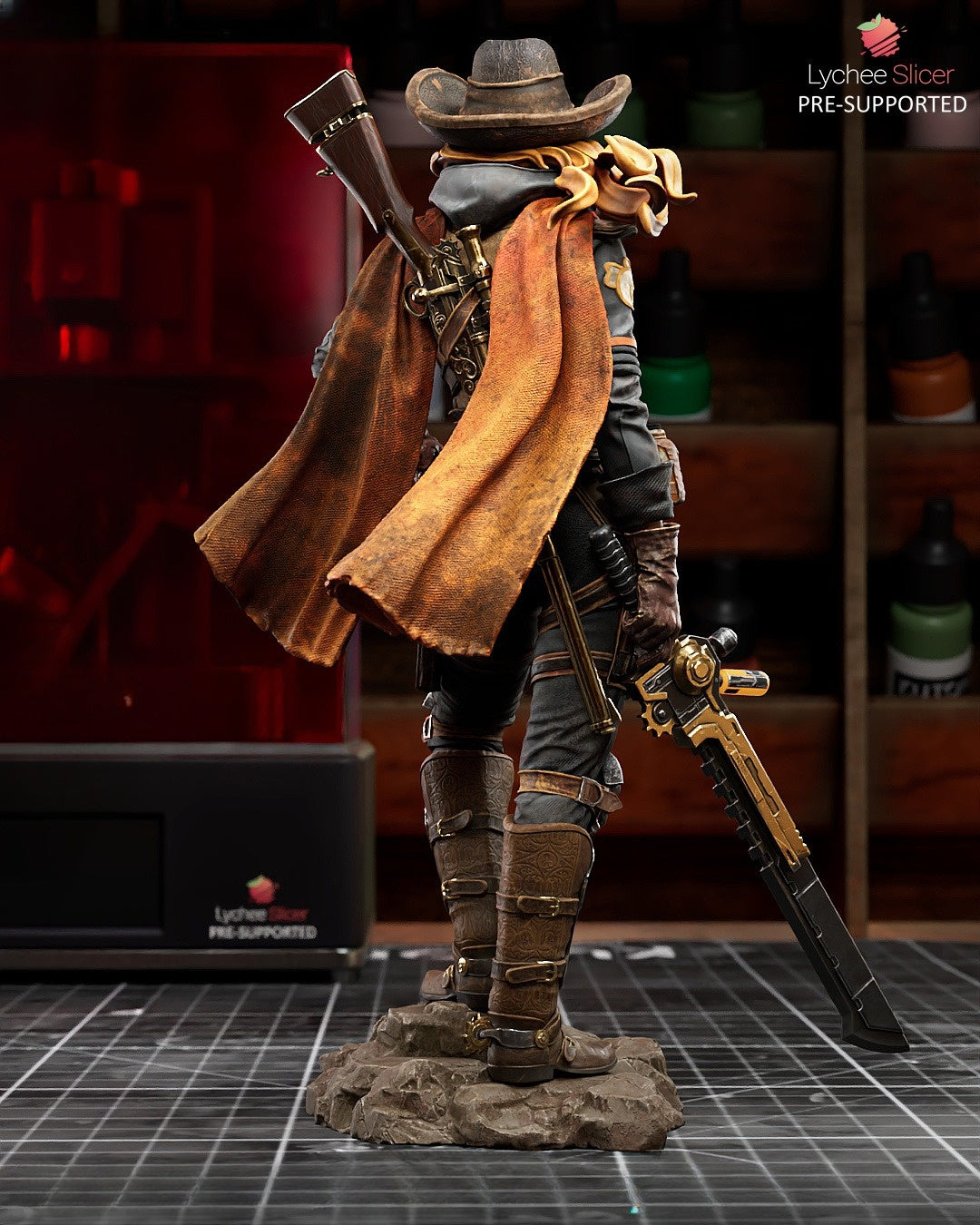 4009 Cowgirl - STL 3D Print Files