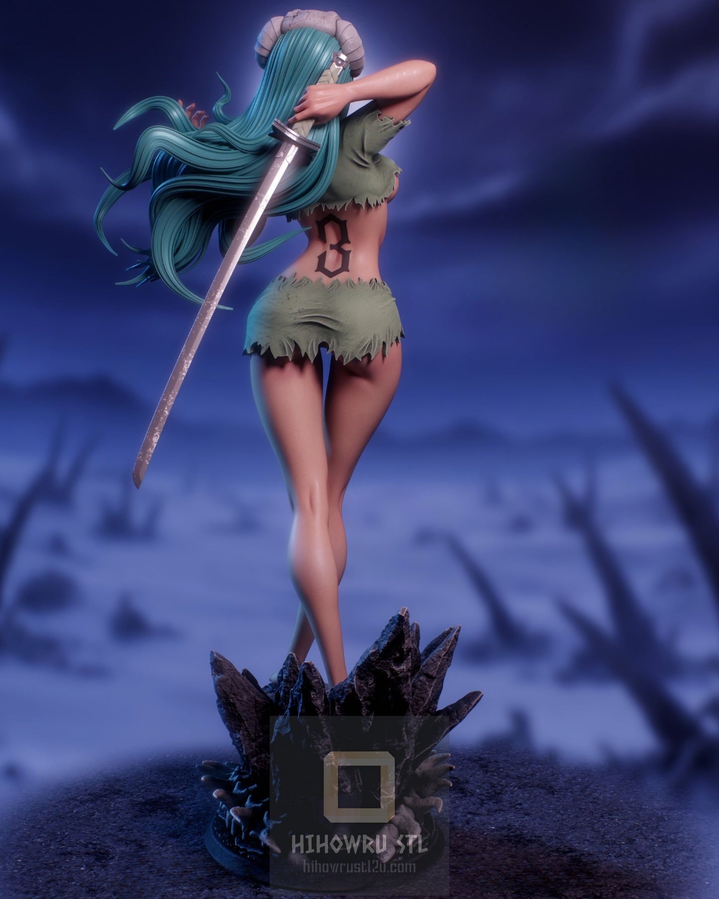 4579 Nelliel Tu NSFW - Bleach - STL 3D Print Files