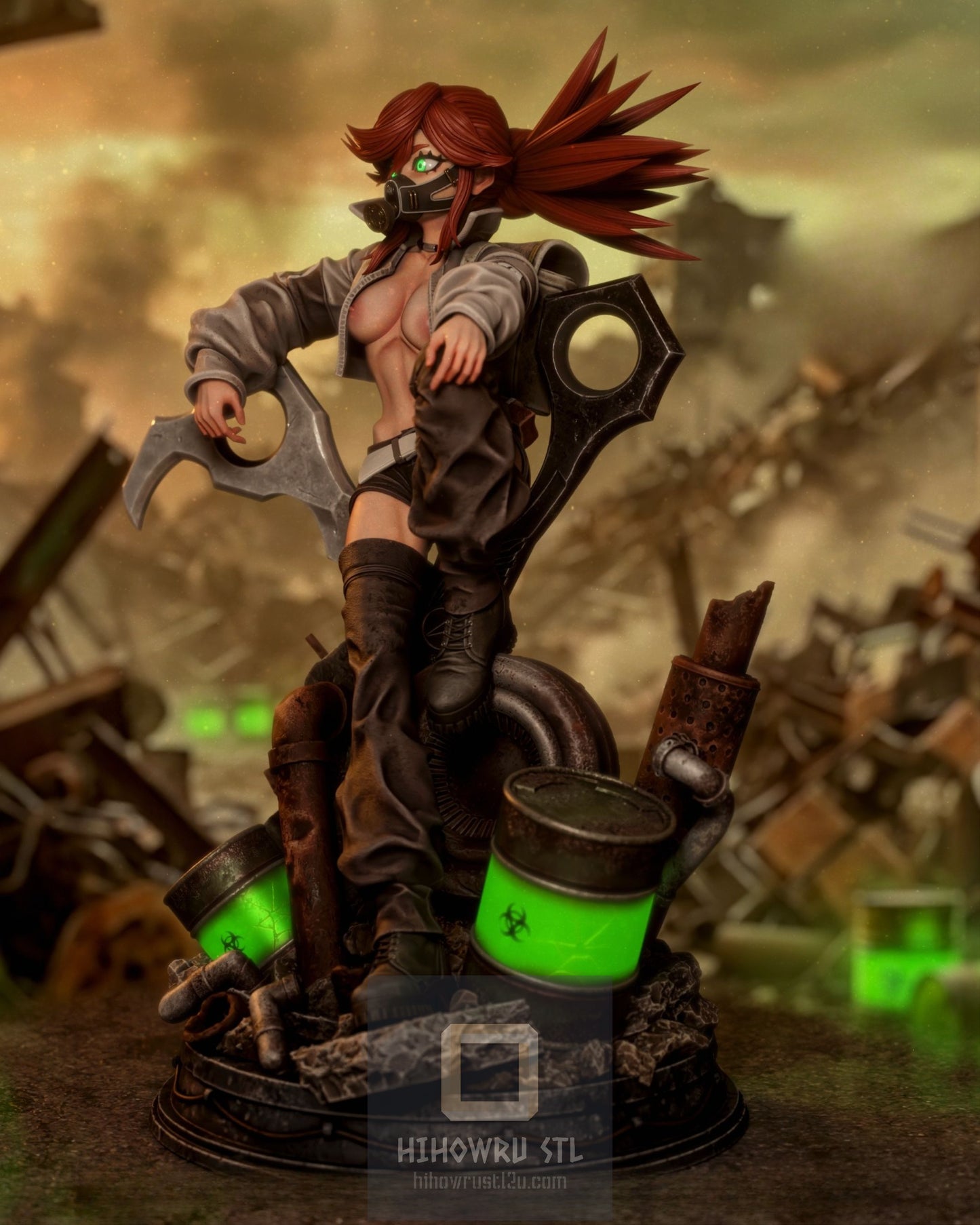 4814 Riyo Reaper NSFW - Gachiakuta - STL 3D Print Files