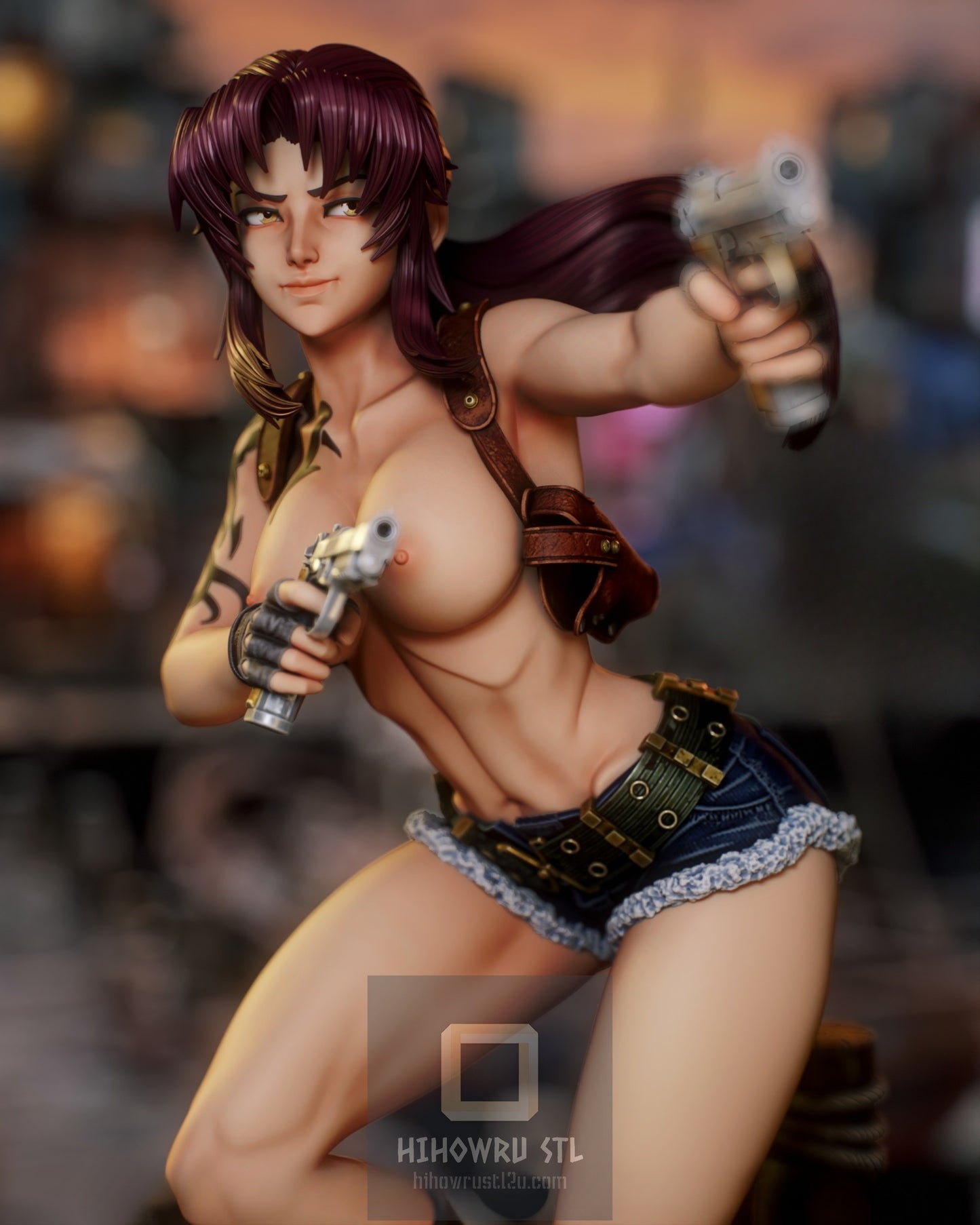 4868 Revy NSFW - Black Lagoon - STL 3D Print Files