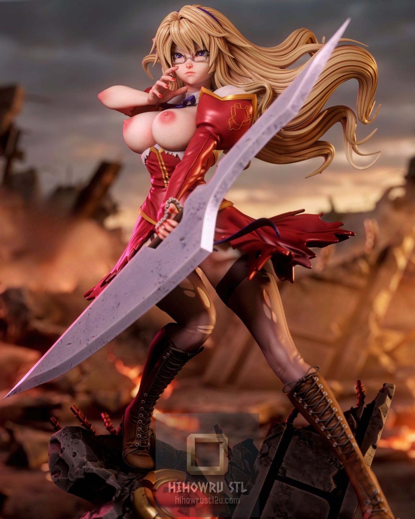 5223 Satellizer L. Bridget NSFW - Freezing - STL 3D Print Files