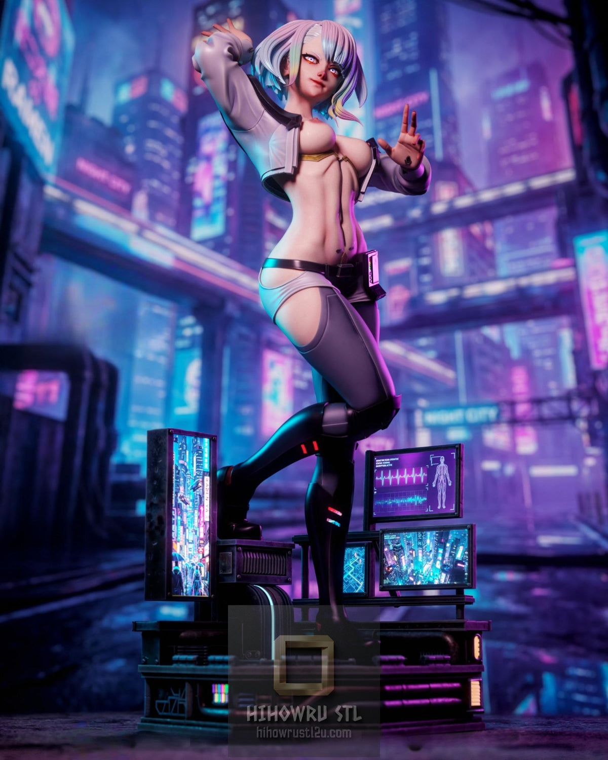 5515 Lucy NSFW - Cyberpunk Edgerunners - STL 3D Print Files