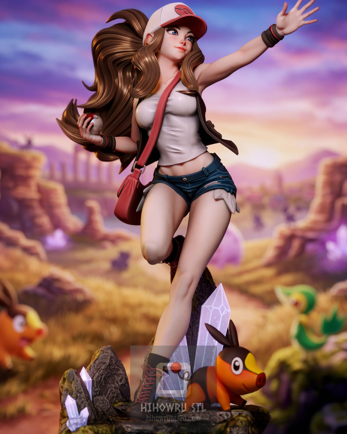 5538 Hilda NSFW - Pokemon - STL 3D Print Files