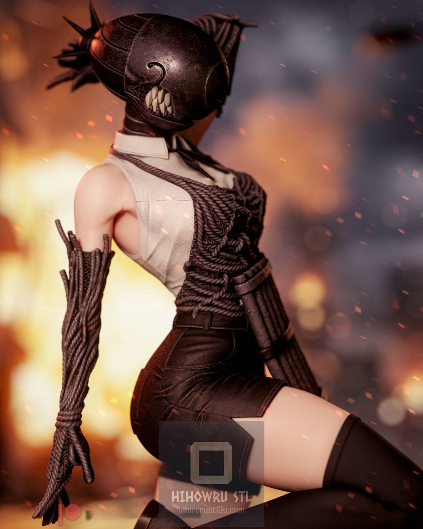 4893 Reze NSFW - Chainsaw Man - STL 3D Print Files