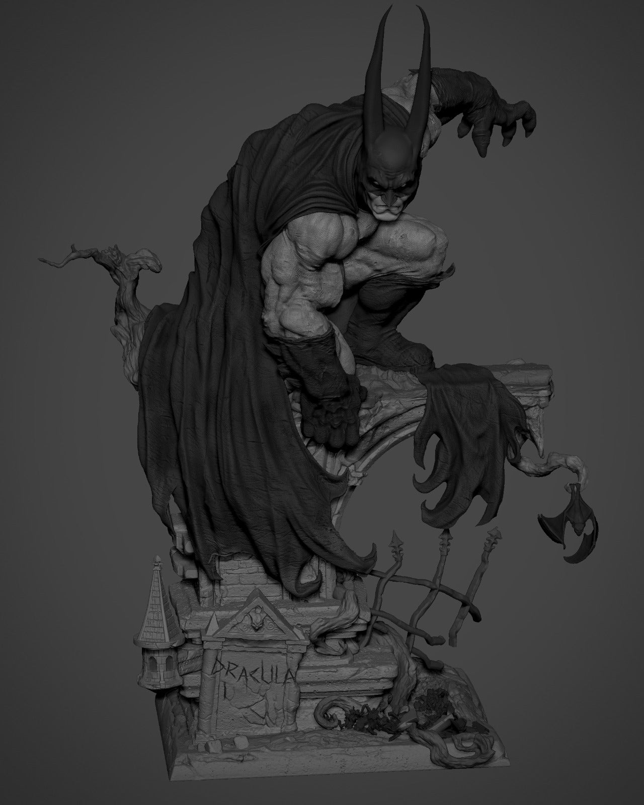 2423 Batman Vampire - DC Comics - STL 3D Print Files