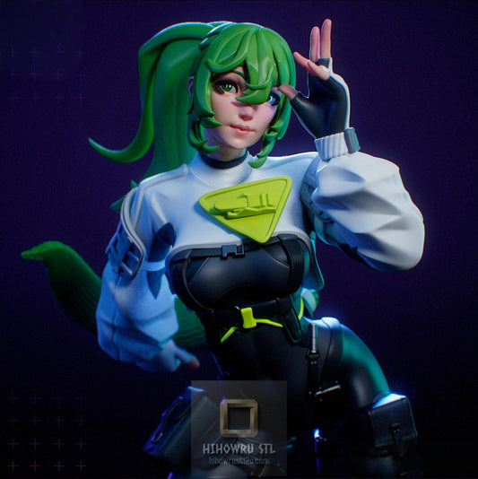 5498 Fluorite NSFW - Arknights: Endfield  - STL 3D Print Files