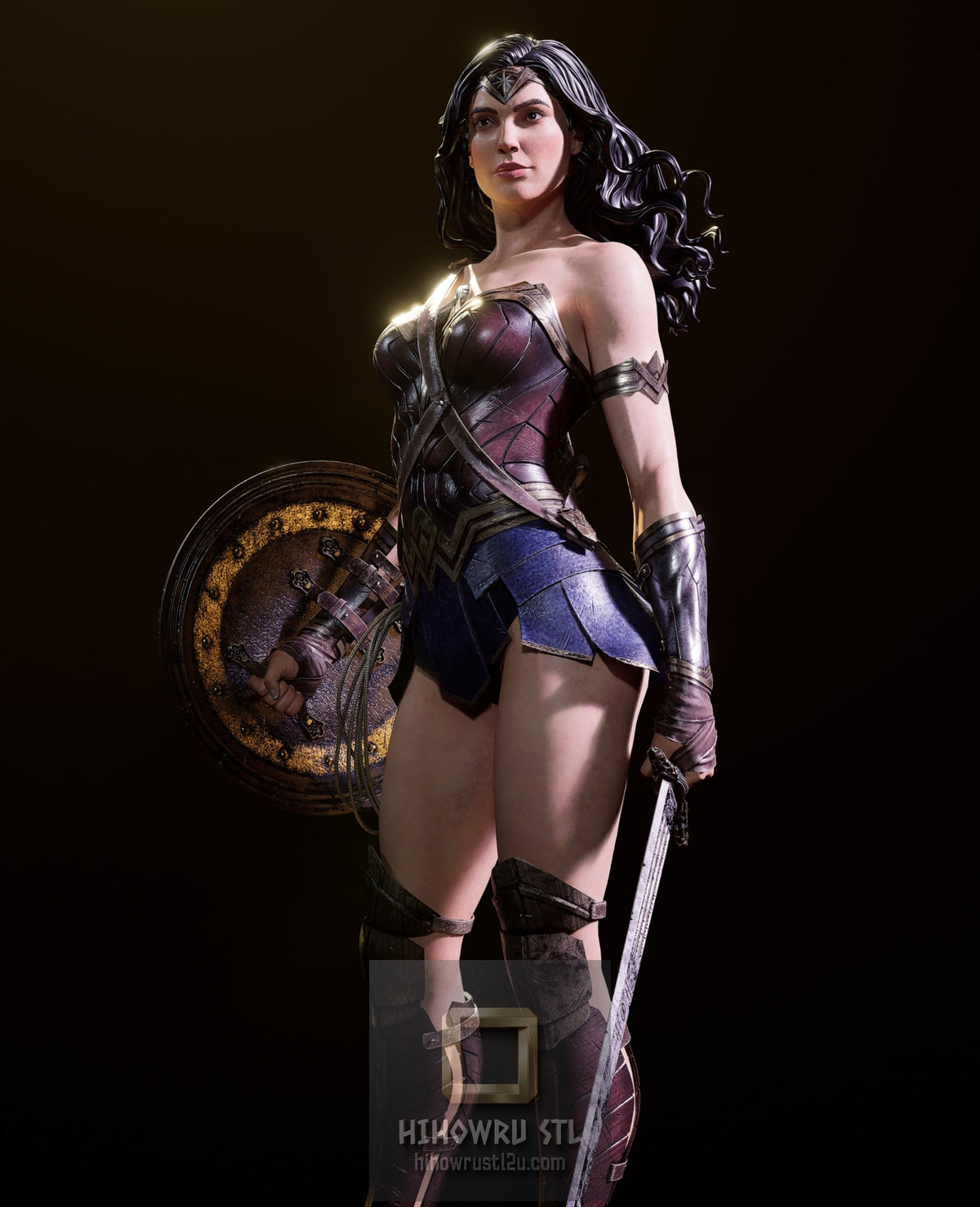 5534 Wonder Woman - DC COMICS - STL 3D Print Files