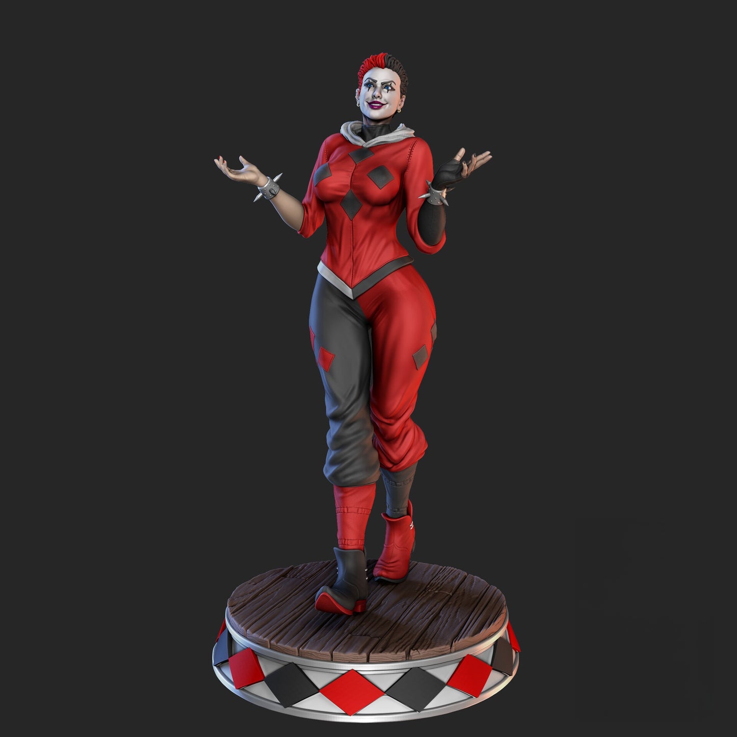 1649 Harley Quinn NSFW - Death Metal - STL 3D Print Files