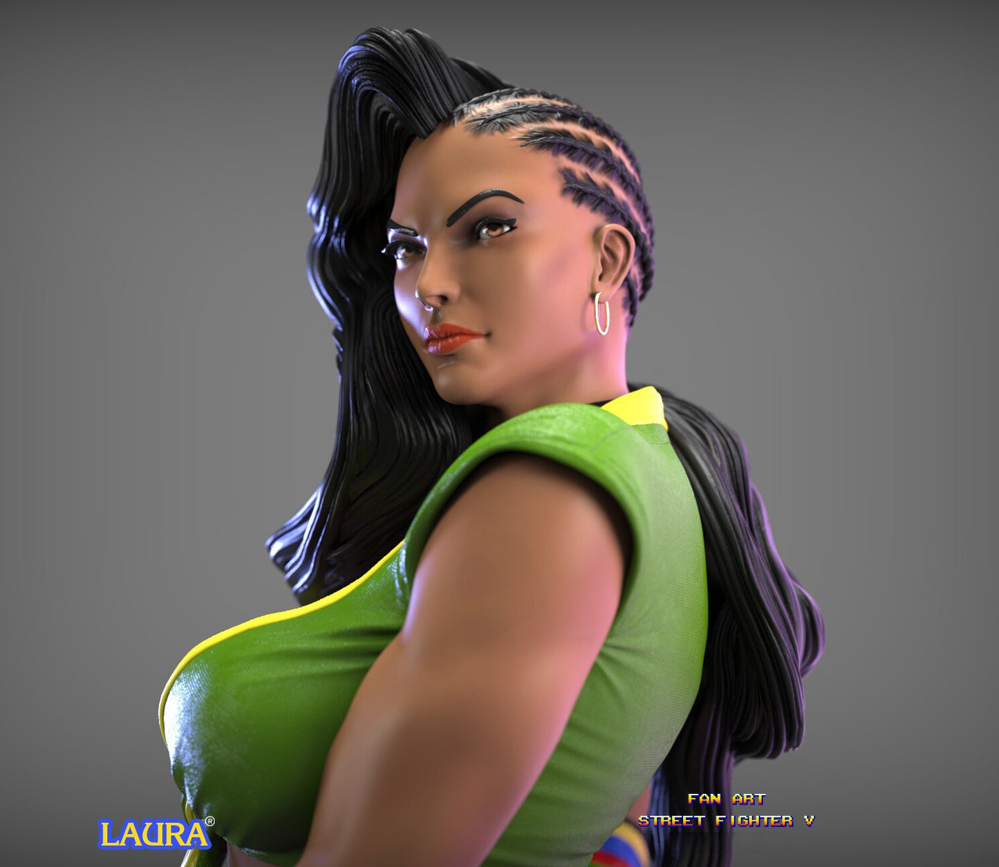 2246 Laura - Street Fighter V - STL 3D Print Files